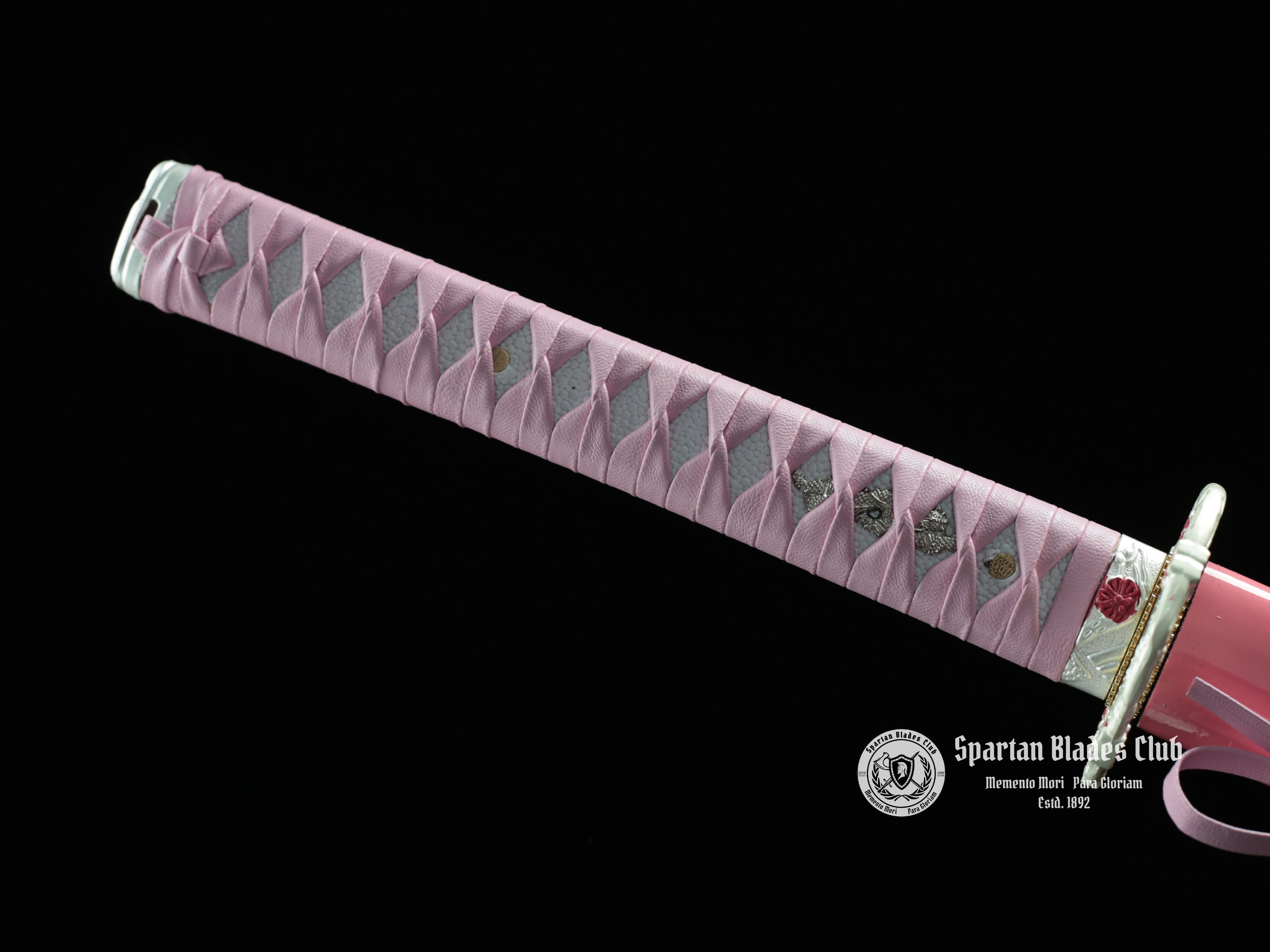 TK43 Barbie Katana - Pink Sakura Samurai - T10 steel - Full Tang -Battle ready - Spartan Blades Club / CHEN'S SWORDS 1892 - Spartan Blades Club - 陳氏劍莊1892