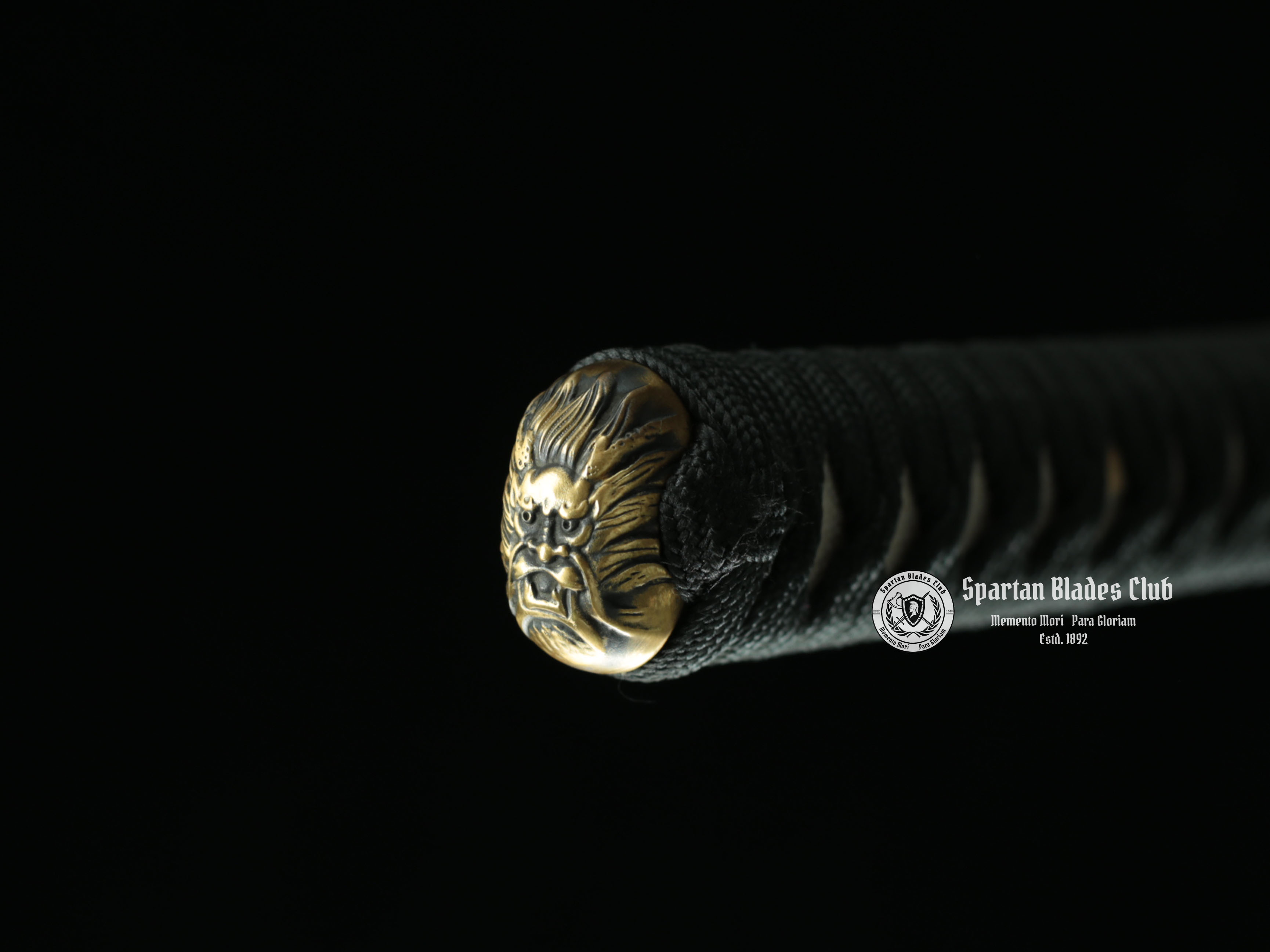 🐲TK24🐲 Black Dragon Slayer(黑狱魔龙)Katana Wakizashi Tanto/ Daisho Set / T10 Steel Clay-Tempered / Full-tang / Battle-ready / Handcrafted / Black Dragon / Spartan Blades Club / CHEN'S SWORDS 1892 - Spartan Blades Club - 陳氏劍莊1892