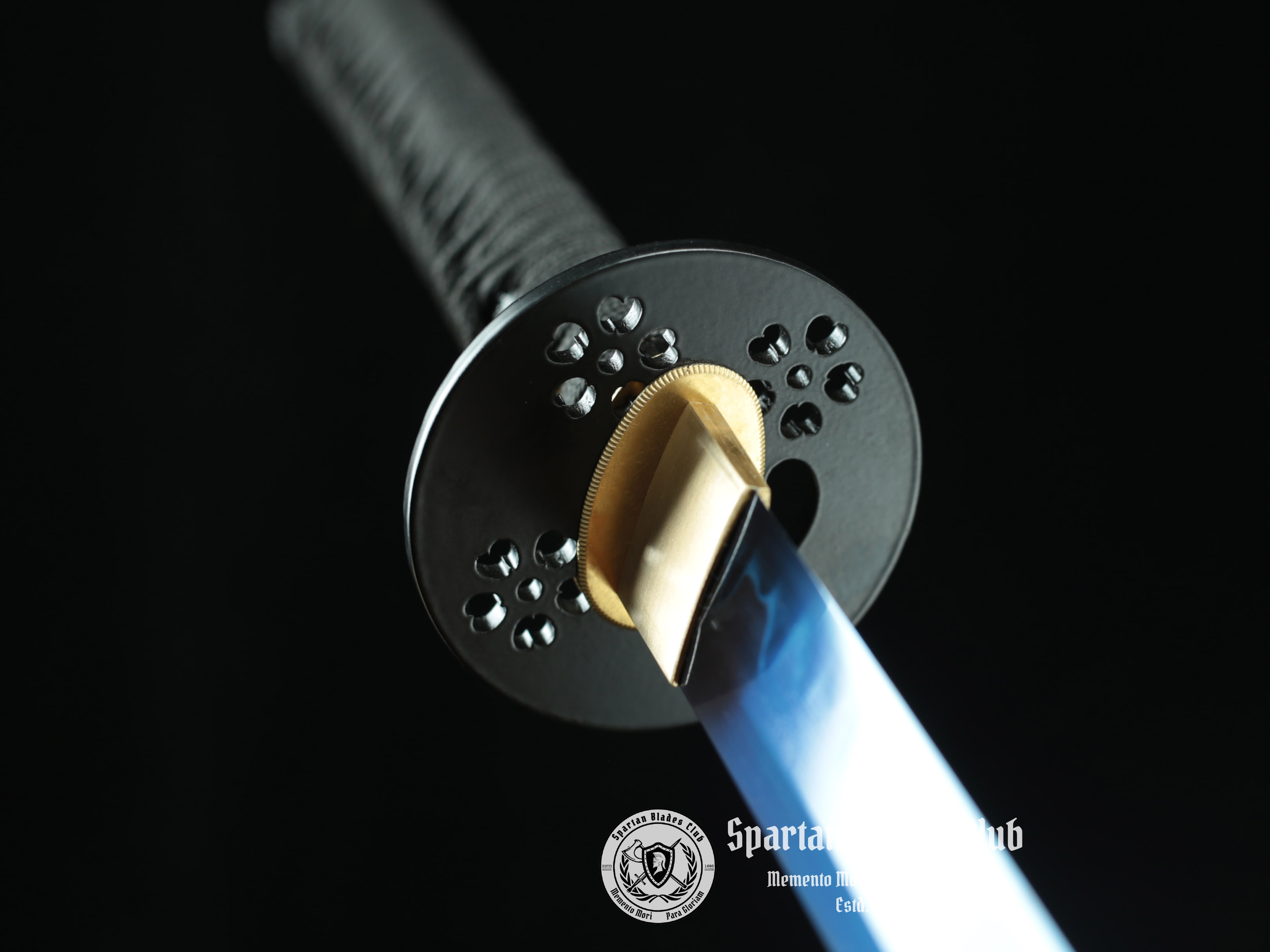 *TK35* Blue Samurai Katana - T10 steel - Clay Tempered - Real Hamon - Forged Blue blade - Full Tang - Battle ready - SBC - Spartan Blades Club - ι³ζ°εθ1892