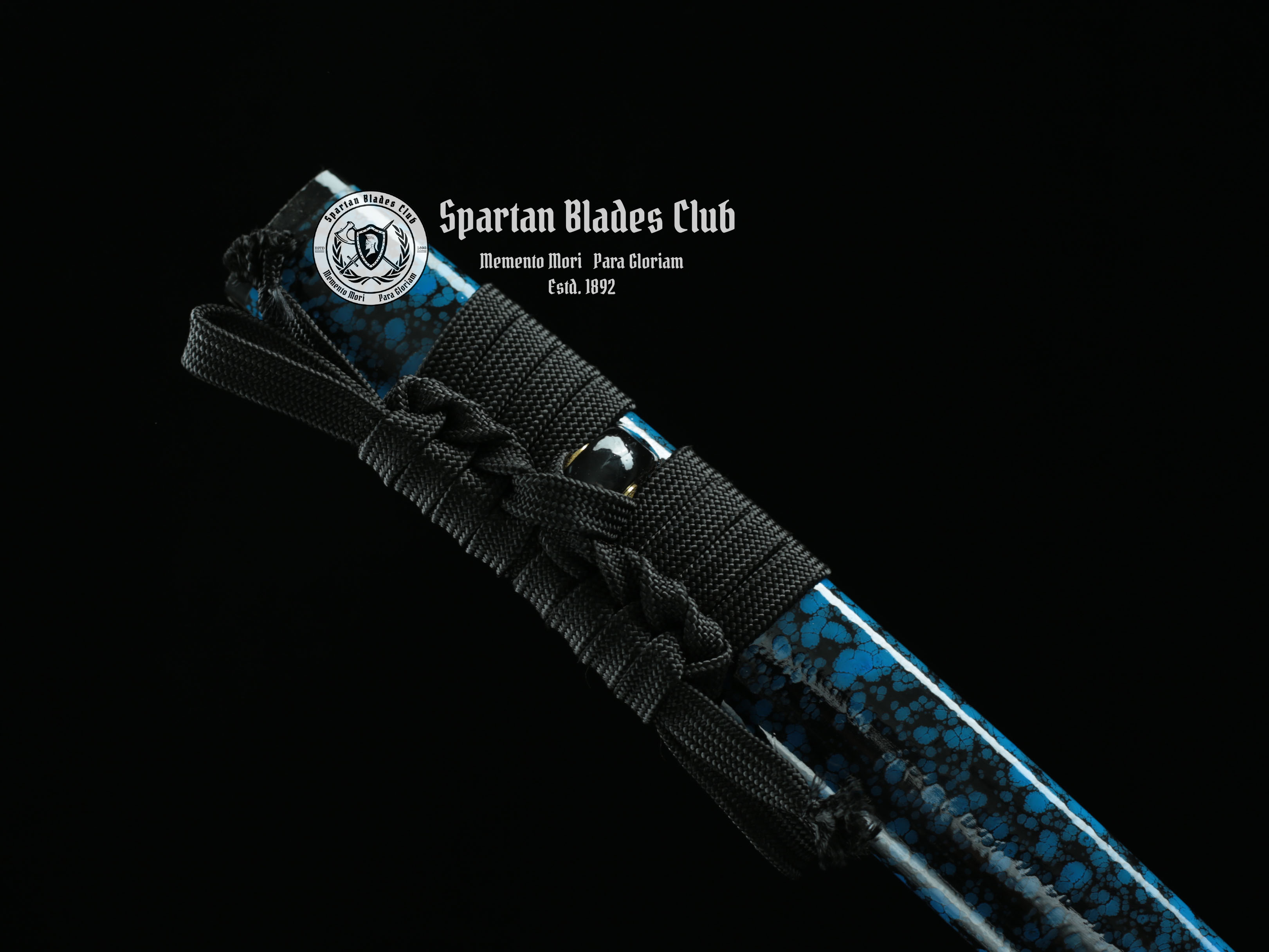 *TK35* Blue Samurai Katana - T10 steel - Clay Tempered - Real Hamon - Forged Blue blade - Full Tang - Battle ready - SBC - Spartan Blades Club - ι³ζ°εθ1892
