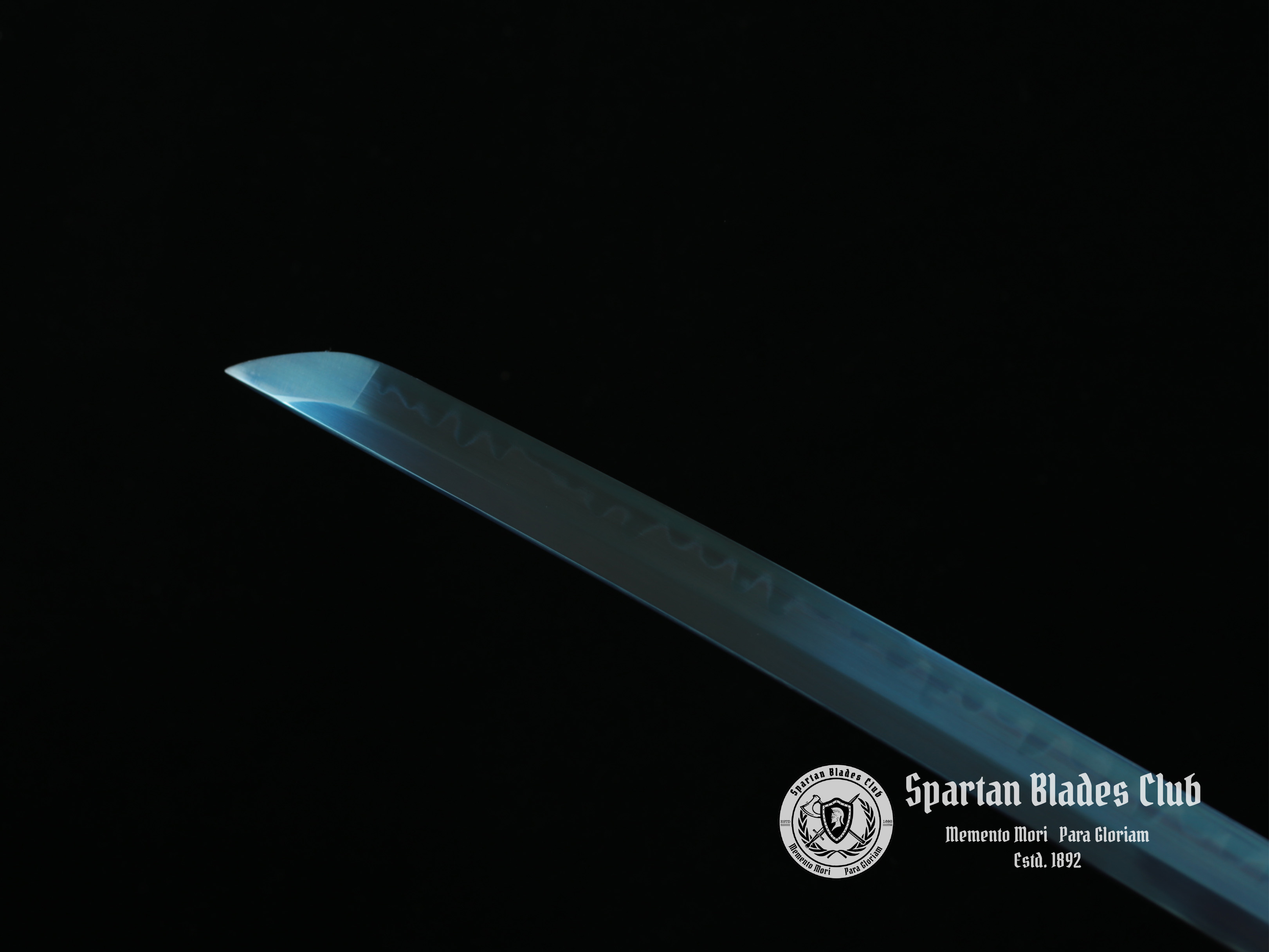 *TK35* Blue Samurai Katana - T10 steel - Clay Tempered - Real Hamon - Forged Blue blade - Full Tang - Battle ready - SBC - Spartan Blades Club - ι³ζ°εθ1892