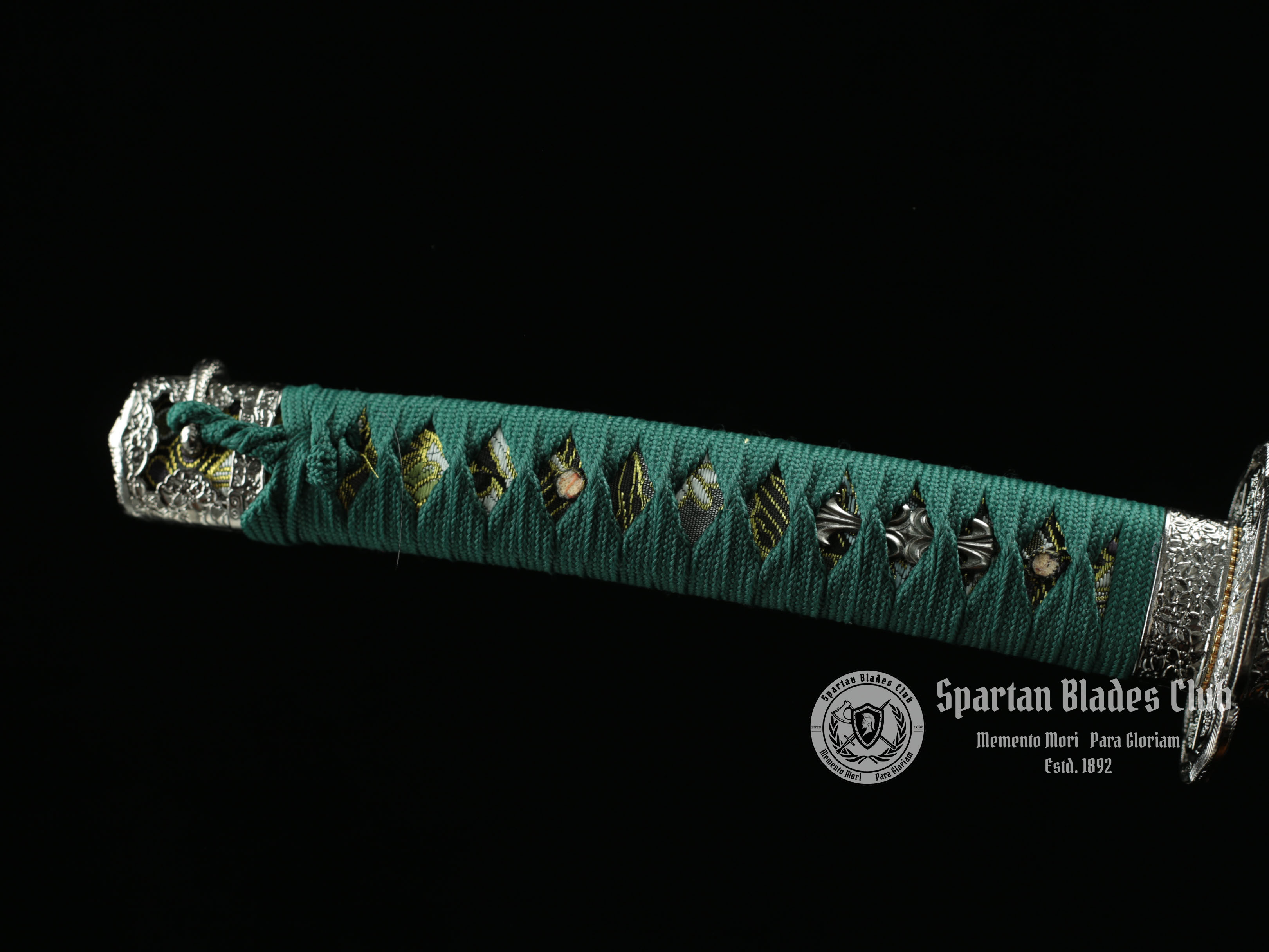 *TK34* Green Demon Tachi(绿魔太刀) - T10 Steel - Exquisite Nickel Alloy Mountings - 104cm (40.94 inches) - Spartan Blades Club - Spartan Blades Club