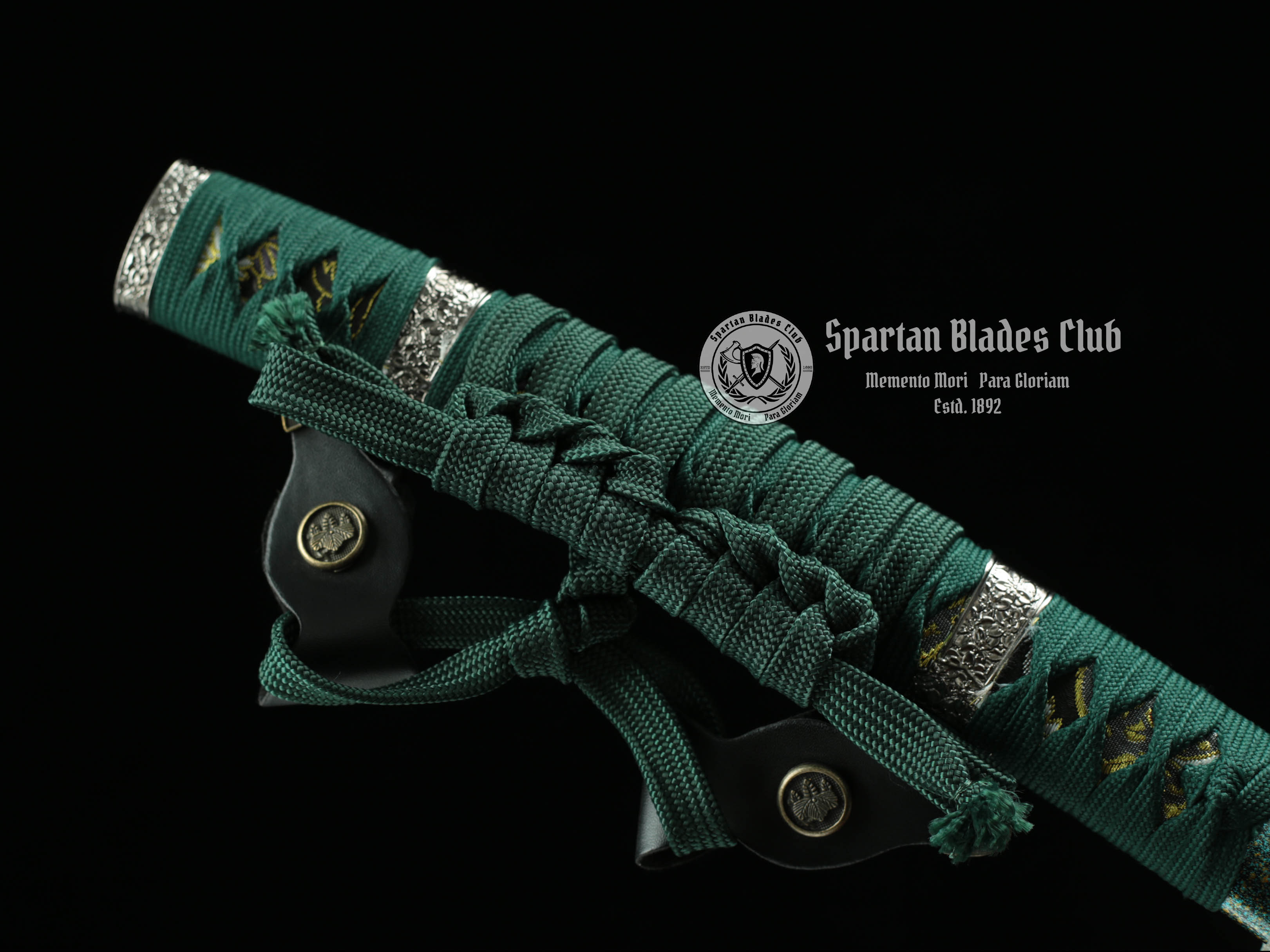 *TK34* Green Demon Tachi(绿魔太刀) - T10 Steel - Exquisite Nickel Alloy Mountings - 104cm (40.94 inches) - Spartan Blades Club - Spartan Blades Club