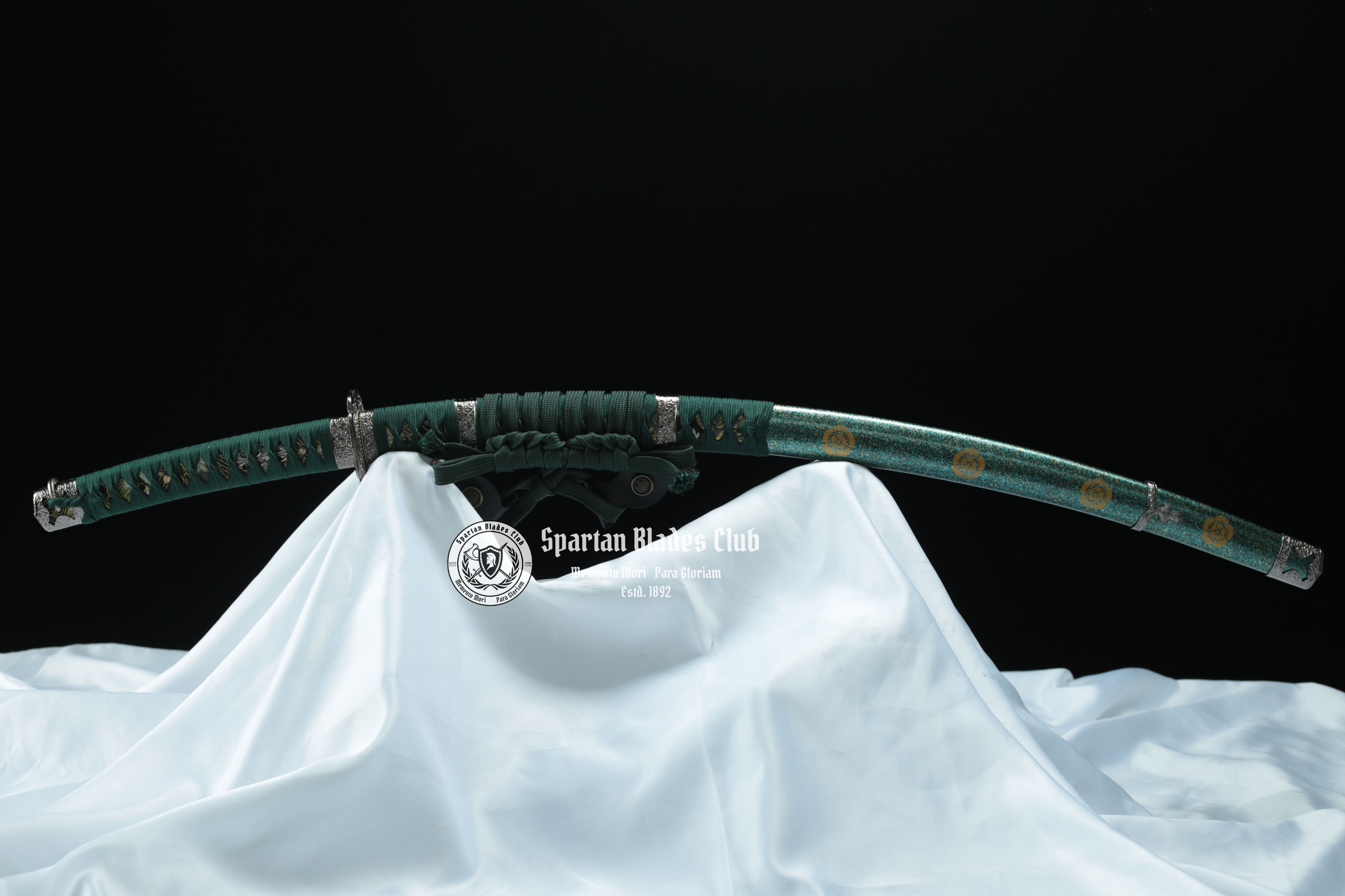 *TK34* Green Demon Tachi(绿魔太刀) - T10 Steel - Exquisite Nickel Alloy Mountings - 104cm (40.94 inches) - Spartan Blades Club - Spartan Blades Club