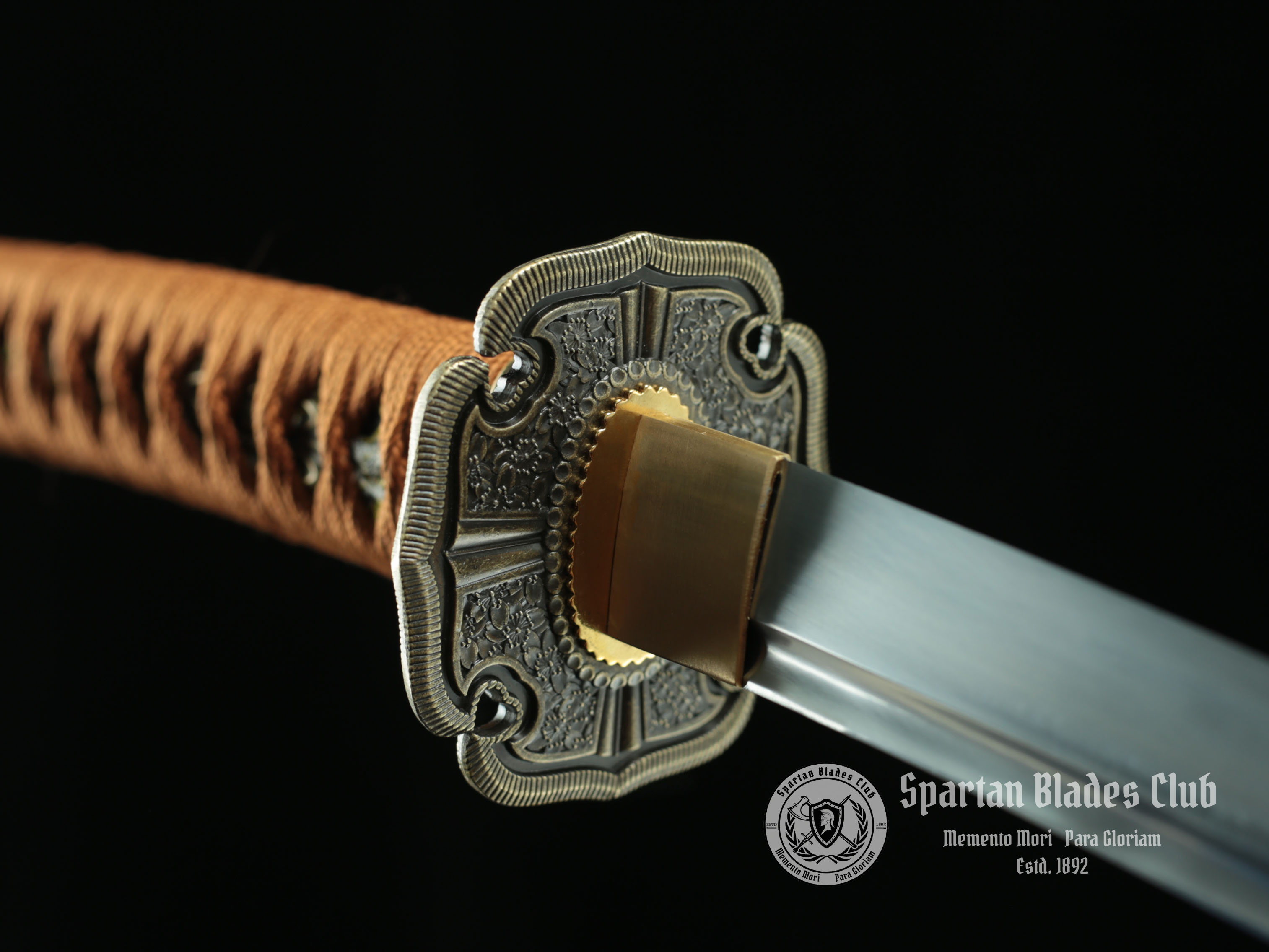 *TK33* Golden Samurai Tachi（金武太刀） - T10 Steel - Exquisite Nickel Alloy Mountings - 104cm (40.94 inches) - Spartan Blades Club - Spartan Blades Club - 陳氏劍莊1892