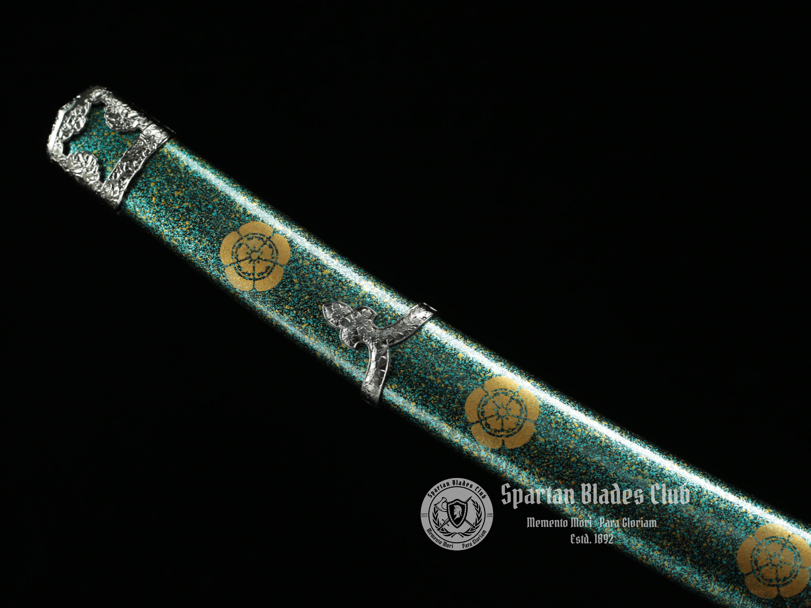 *TK34* Green Demon Tachi(绿魔太刀) - T10 Steel - Exquisite Nickel Alloy Mountings - 104cm (40.94 inches) - Spartan Blades Club - Spartan Blades Club