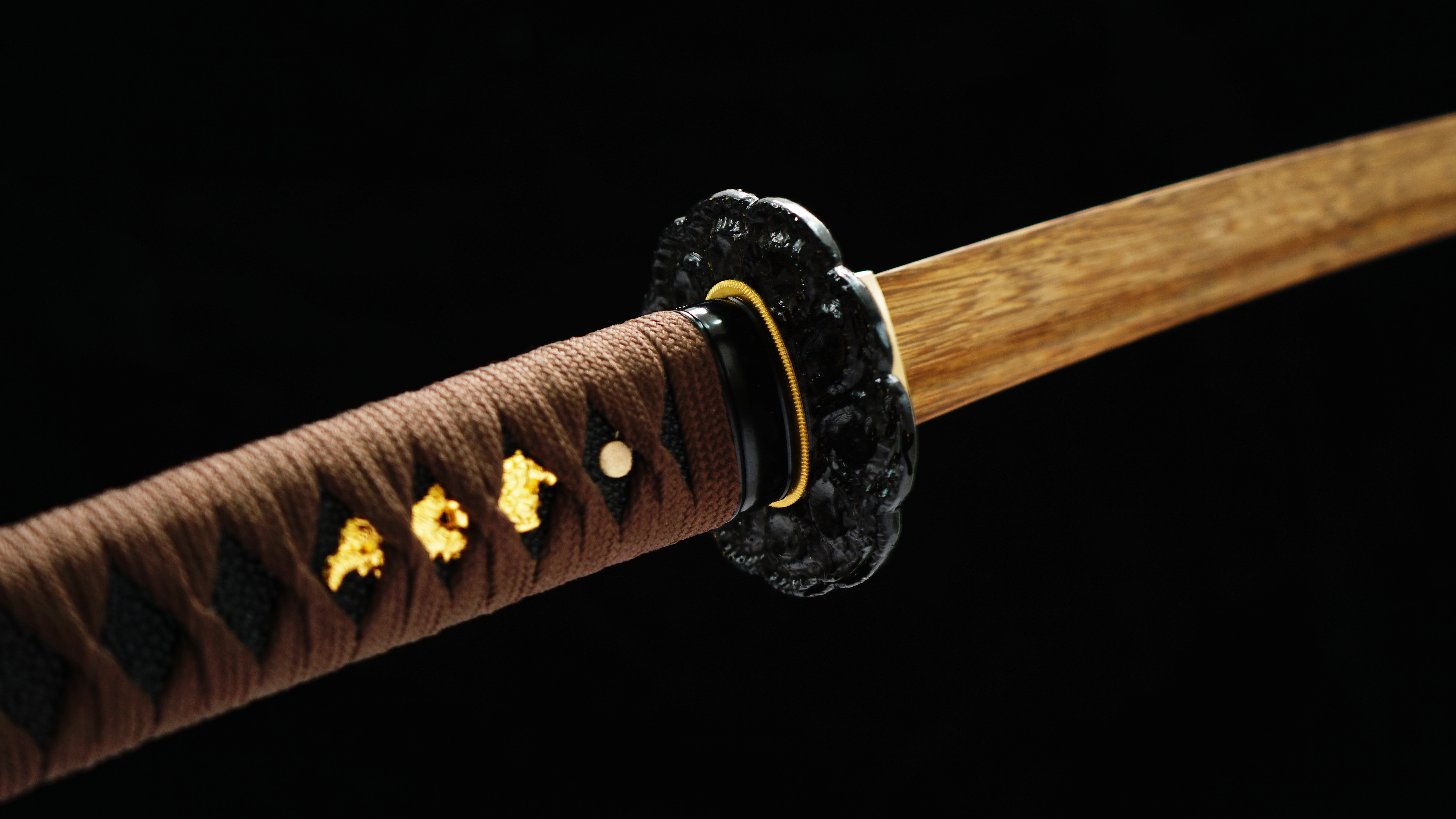Huoyi (火鸢)-Practice Katana Sword - Rosewood Blade - Metal Fittings - Authentic Design - Meticulous Craftsmanship - Realism Unmatched - SBC - Spartan Blades Club - 陳氏劍莊1892