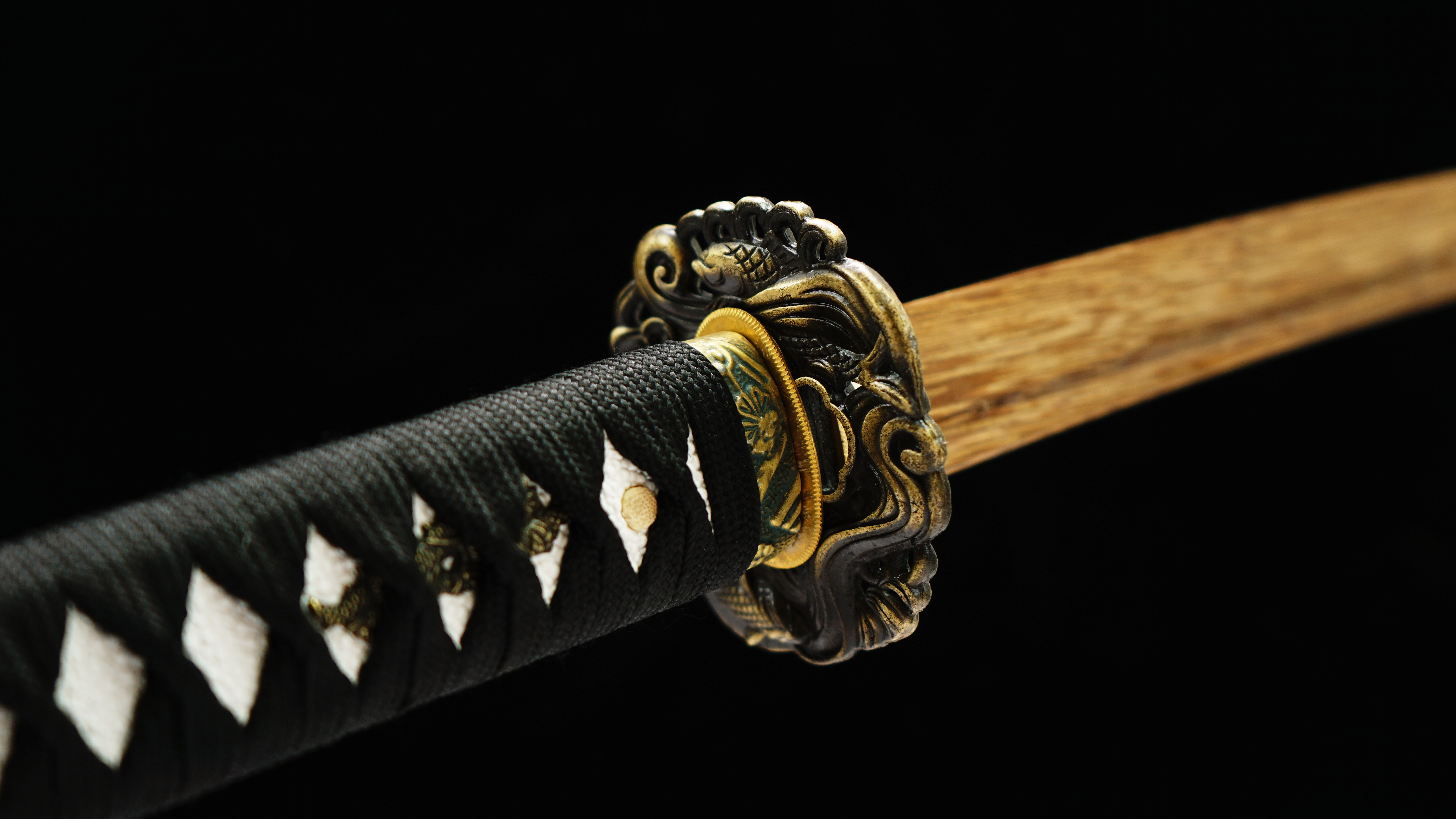Yupo (鱼魄)-Practice Katana Sword - Rosewood Blade - Metal Fittings - Authentic Design - Meticulous Craftsmanship - Realism Unmatched - SBC - Spartan Blades Club - 陳氏劍莊1892