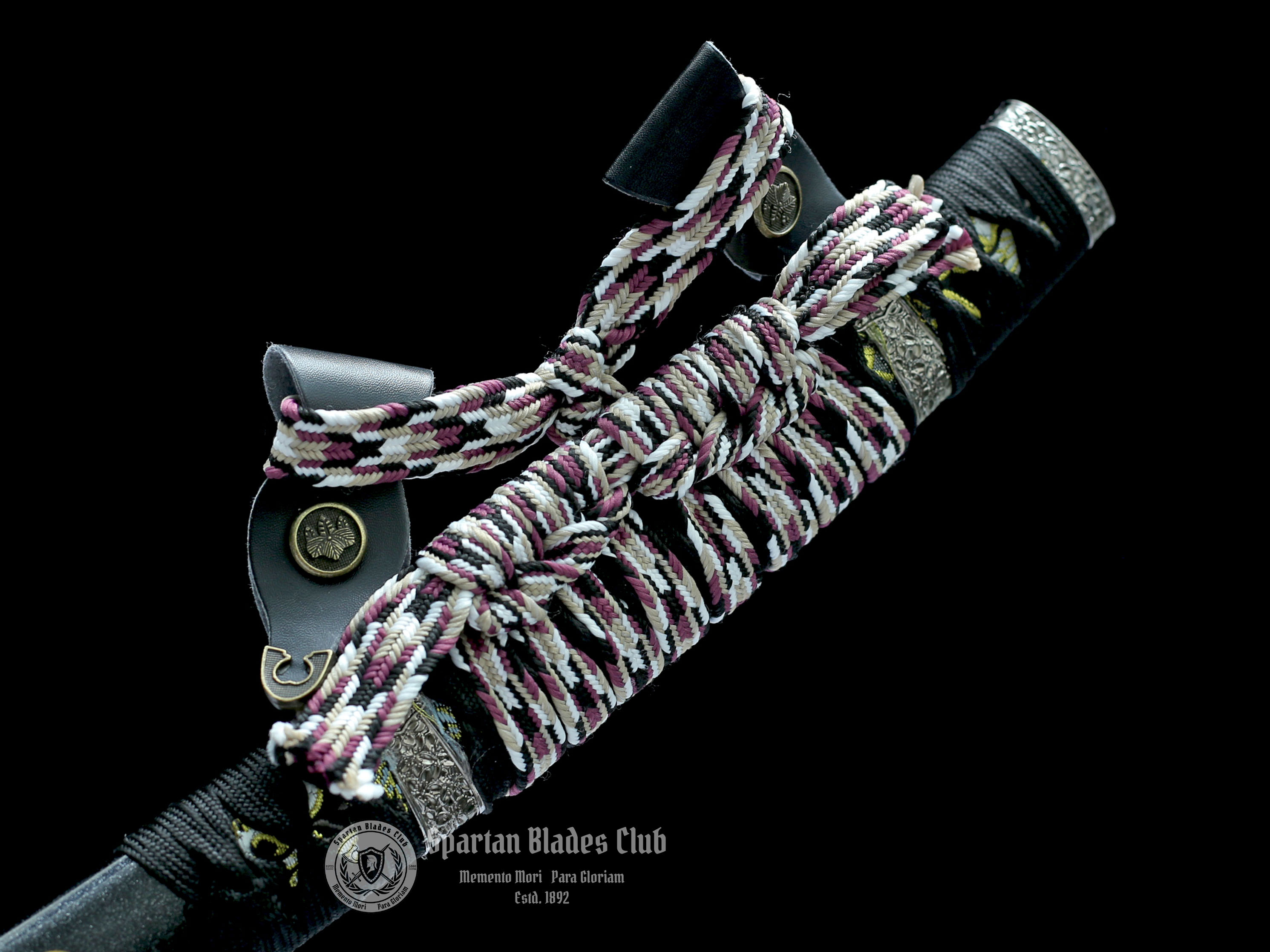 Black Demon Tachi - T10 Steel - 104cm (40.94 inches) - Exquisite Nickel Alloy Mountings - Spartan Blades Club - Spartan Blades Club - 陳氏劍莊1892