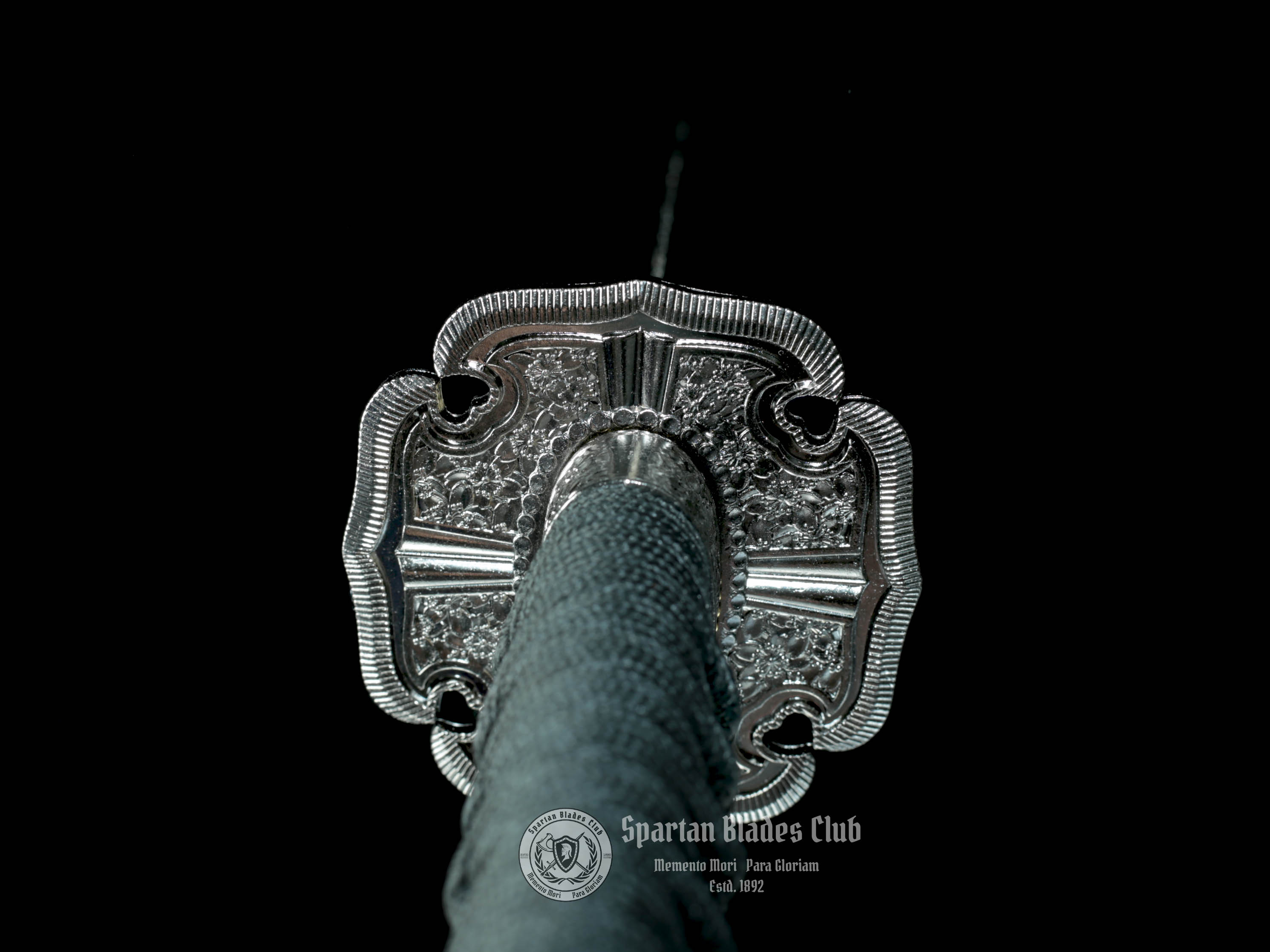 Black Demon Tachi - T10 Steel - 104cm (40.94 inches) - Exquisite Nickel Alloy Mountings - Spartan Blades Club - Spartan Blades Club - 陳氏劍莊1892