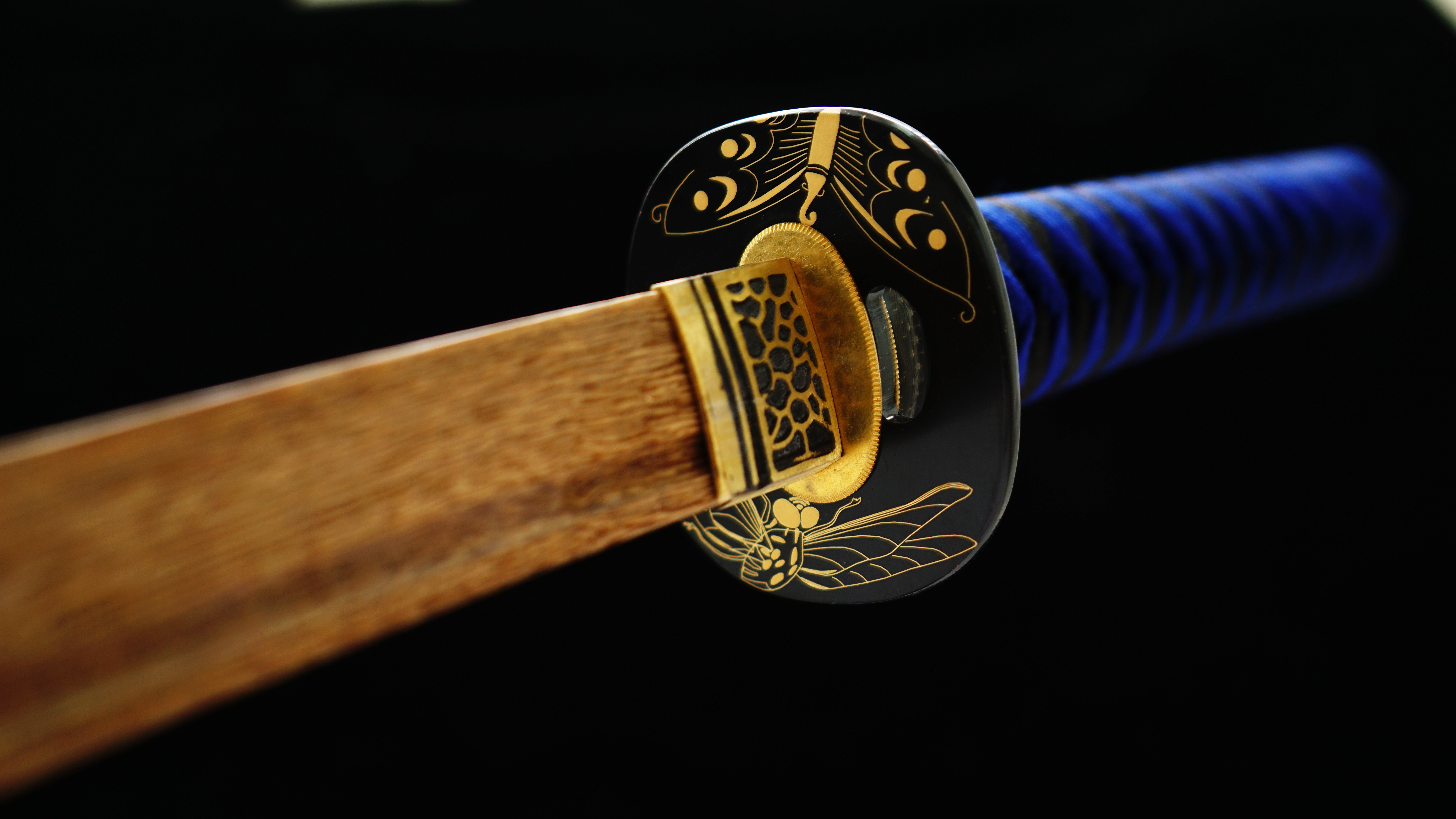 Lanting (蓝蜓)-Practice Katana Sword - Rosewood Blade - Iron Fittings - Authentic Design - Meticulous Craftsmanship - Realism Unmatched - SBC - Spartan Blades Club - 陳氏劍莊1892