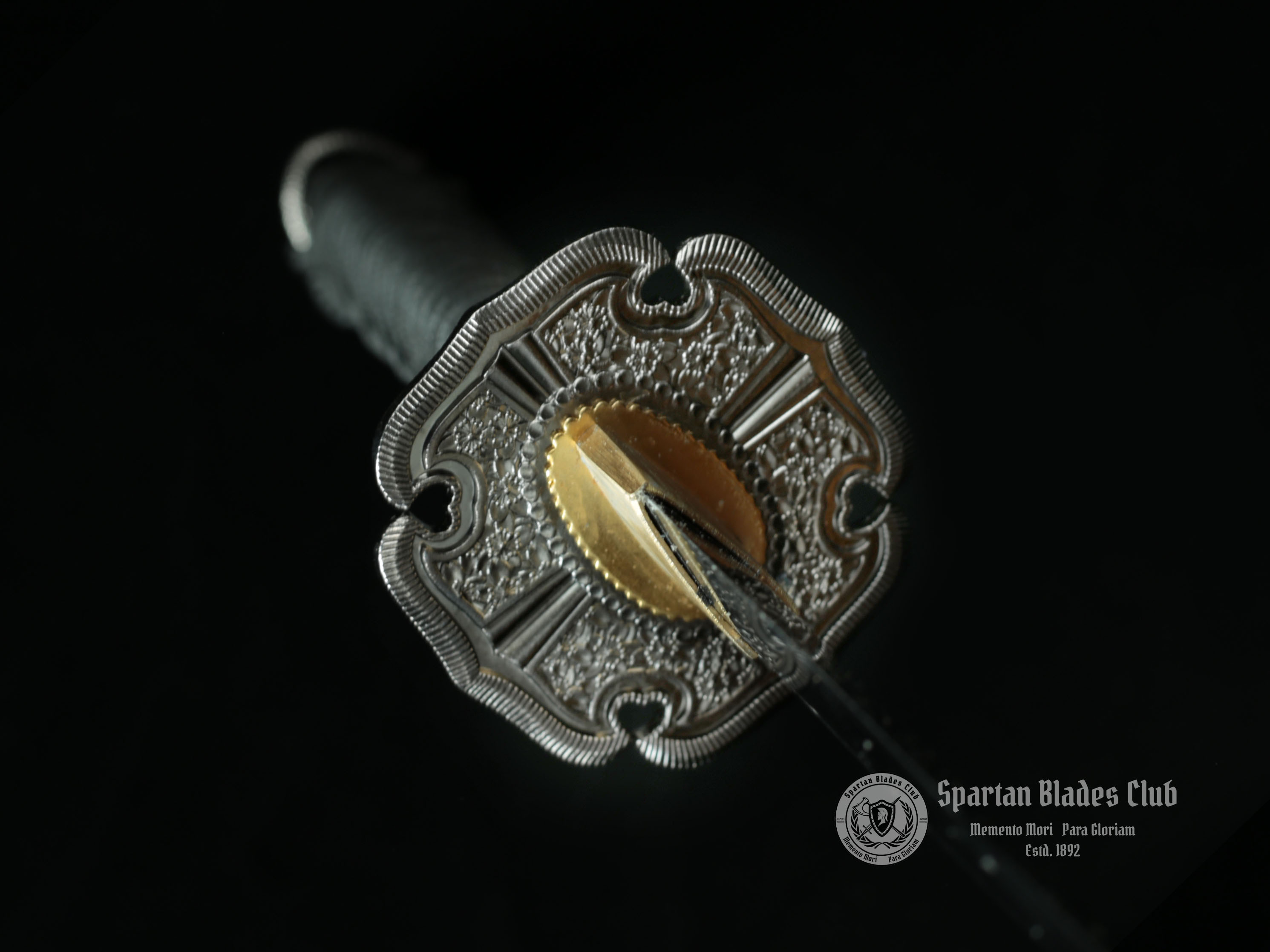 Black Demon Tachi - T10 Steel - 104cm (40.94 inches) - Exquisite Nickel Alloy Mountings - Spartan Blades Club - Spartan Blades Club - 陳氏劍莊1892