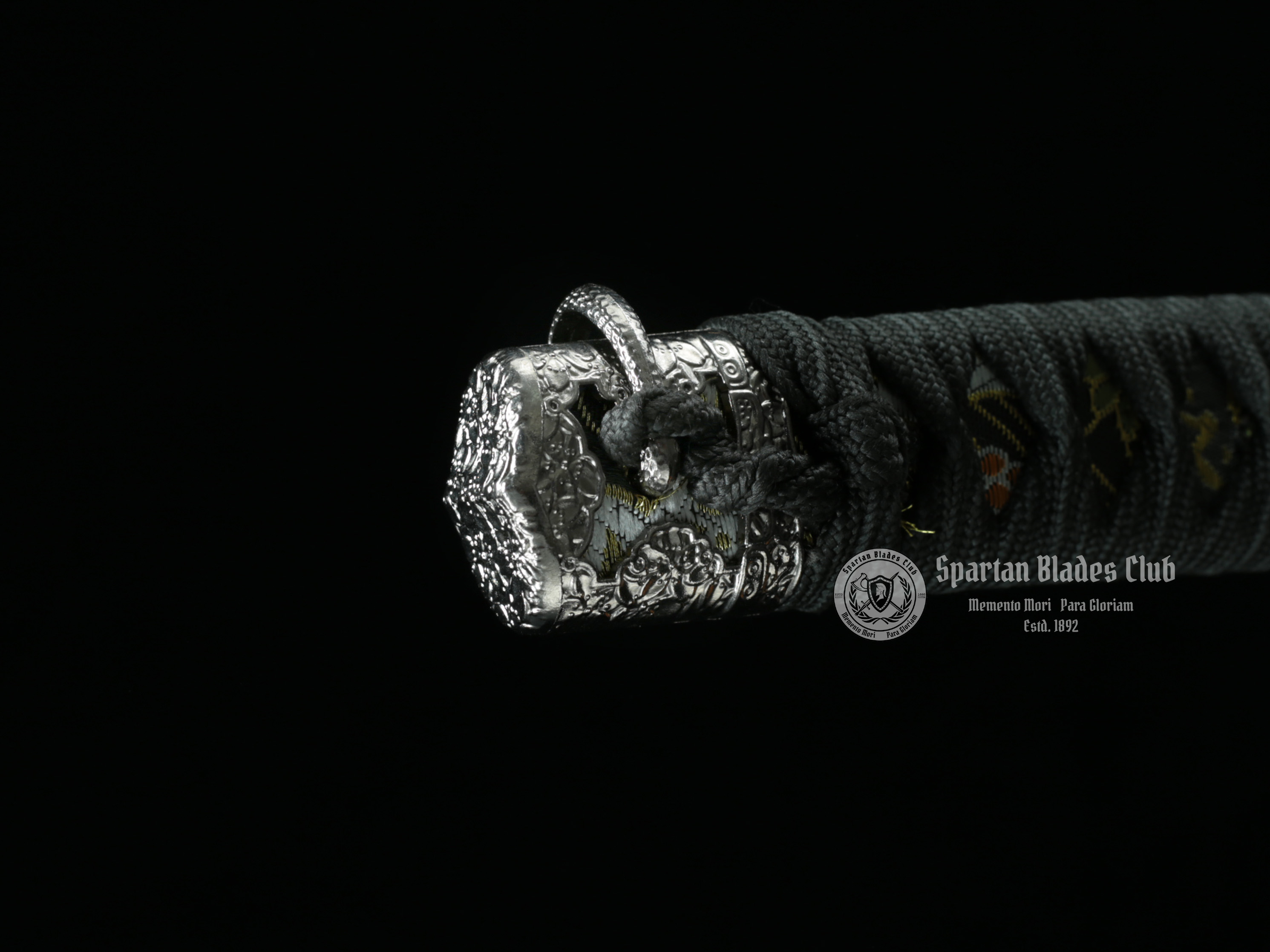 Black Demon Tachi - T10 Steel - 104cm (40.94 inches) - Exquisite Nickel Alloy Mountings - Spartan Blades Club - Spartan Blades Club - 陳氏劍莊1892