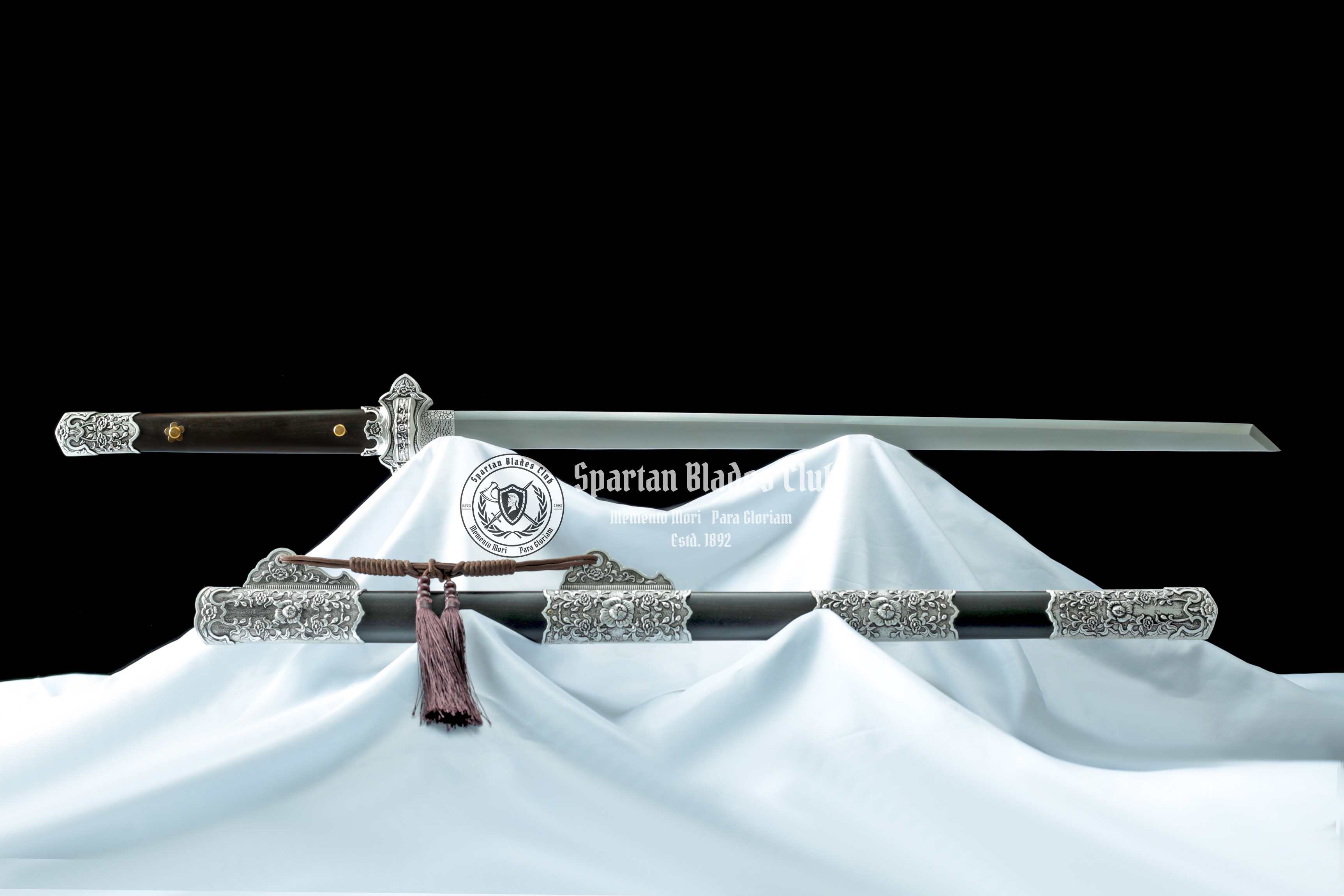 Li Shimin(李世民) Tangdao Sword - Classic Design - T10 Steel - -Exquisite Carved Fittings - Battle ready - Full Tang - S.B.C - Spartan Blades Club