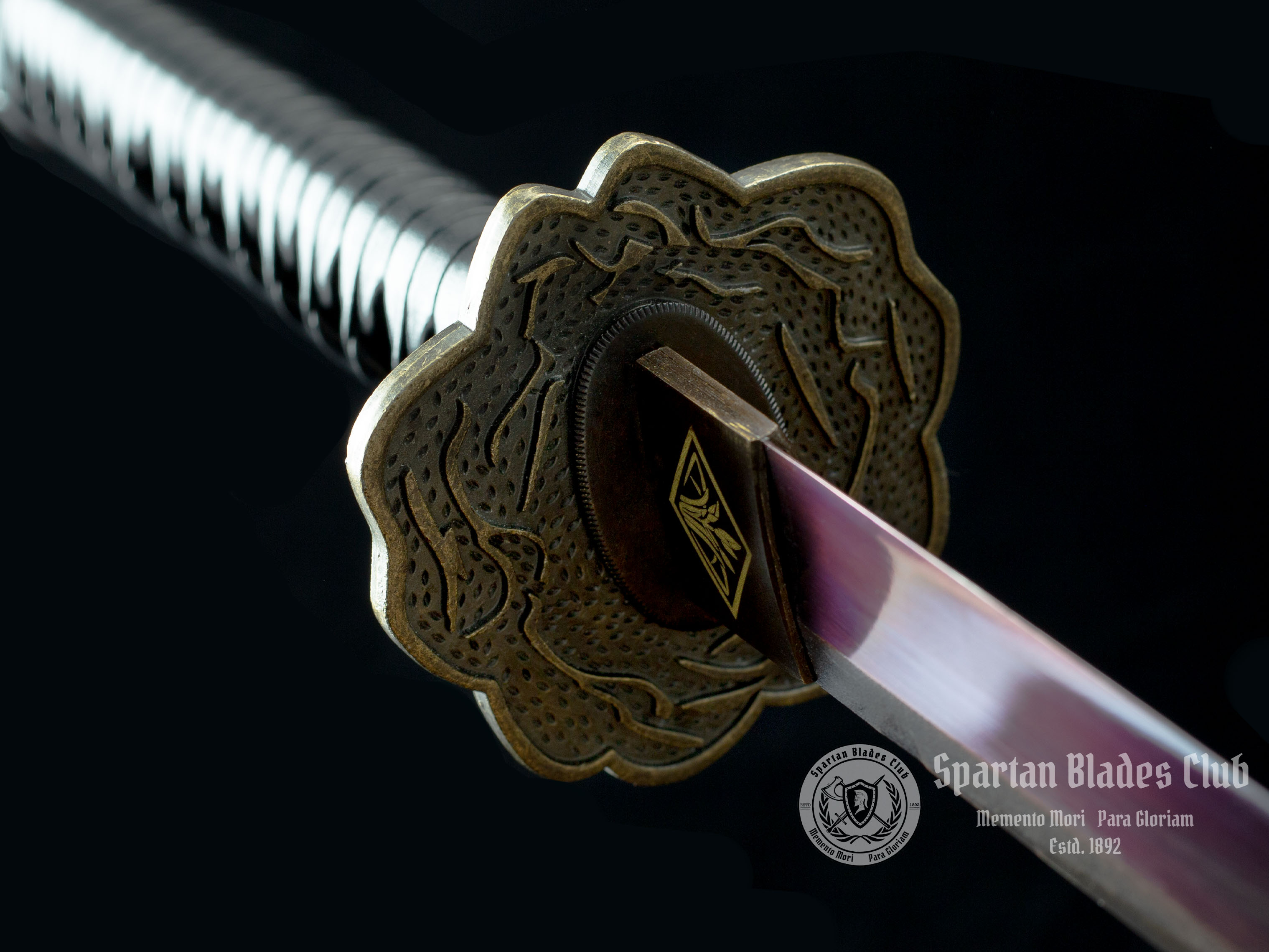 *TK31* Mortal Blade - Sekiro: Shadows Die Twice - T10 steel Authentic Katana - Purple Blade - Battle Ready - S.B.C - Spartan Blades Club - 陳氏劍莊1892