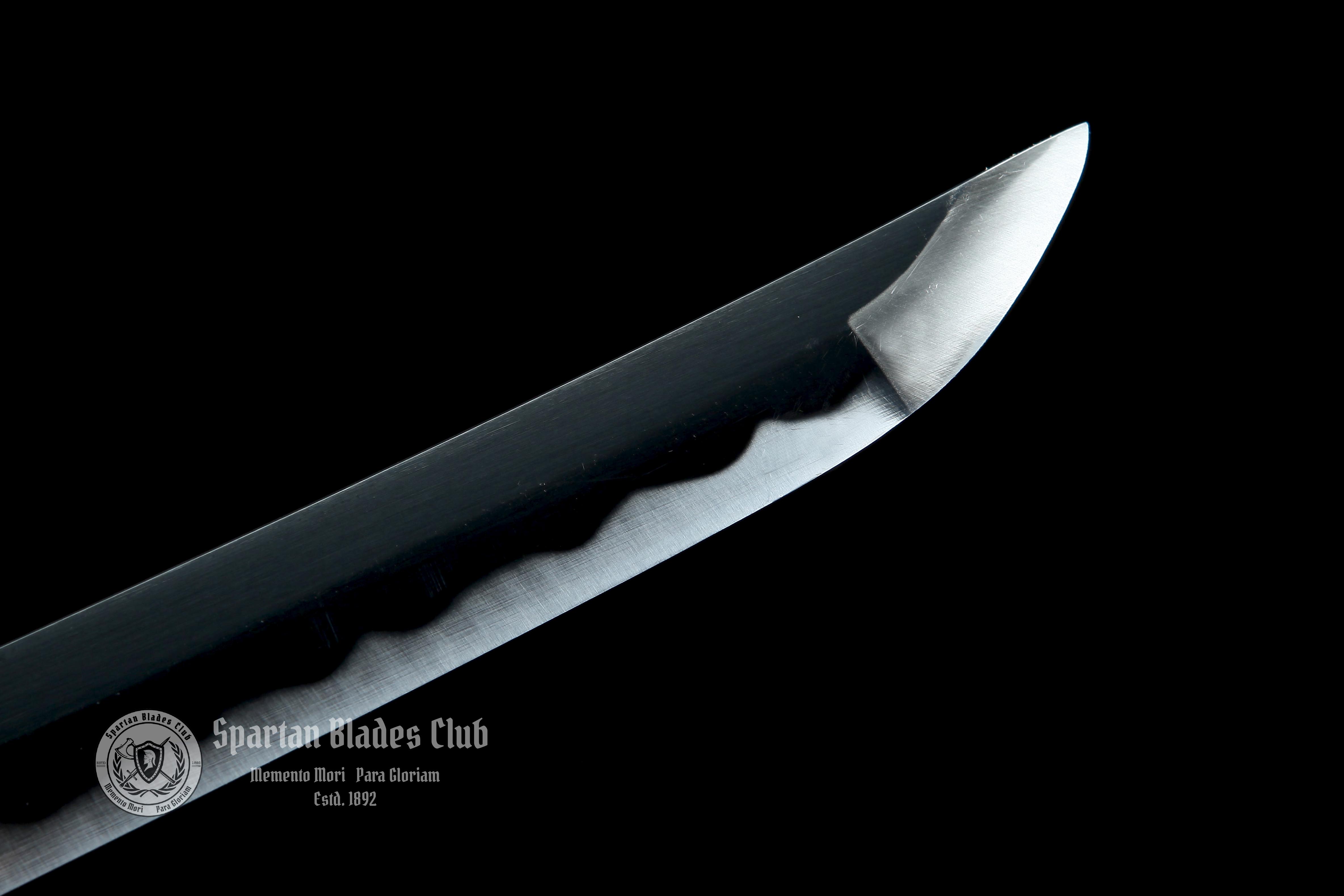 TK51 | Sandai Kitetsu | One Piece | Roronoa Zoro Katana | 1045 Carbon steel | Sharp | Handmade Real Sword | Red | Battle-Ready | Full-tang | Japanese Anime Cosplay | Spartan Blades Club | CHEN'S SWORDS 1892 - Spartan Blades Club - 陳氏劍莊1892