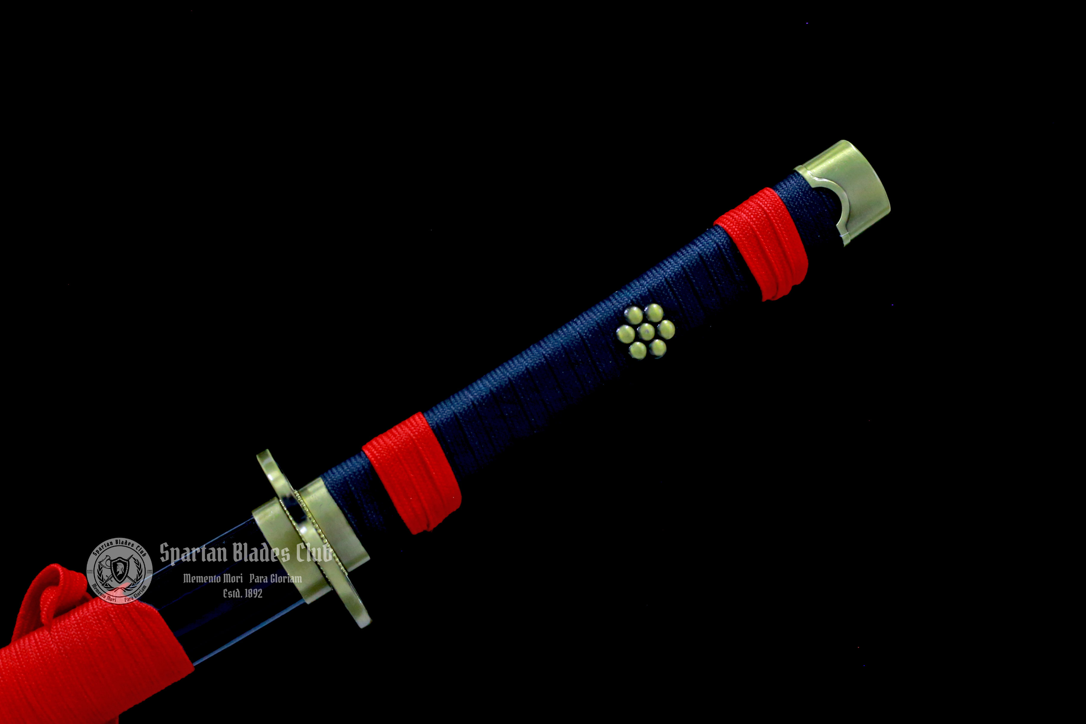 Black ENMA Katana - ONE PIECE - Handmade Real Sword - Sharp - 1045 Carbon steel - Full tang and Battle ready - Japanese Anime Cosplay - SBC - Spartan Blades Club - 陳氏劍莊1892