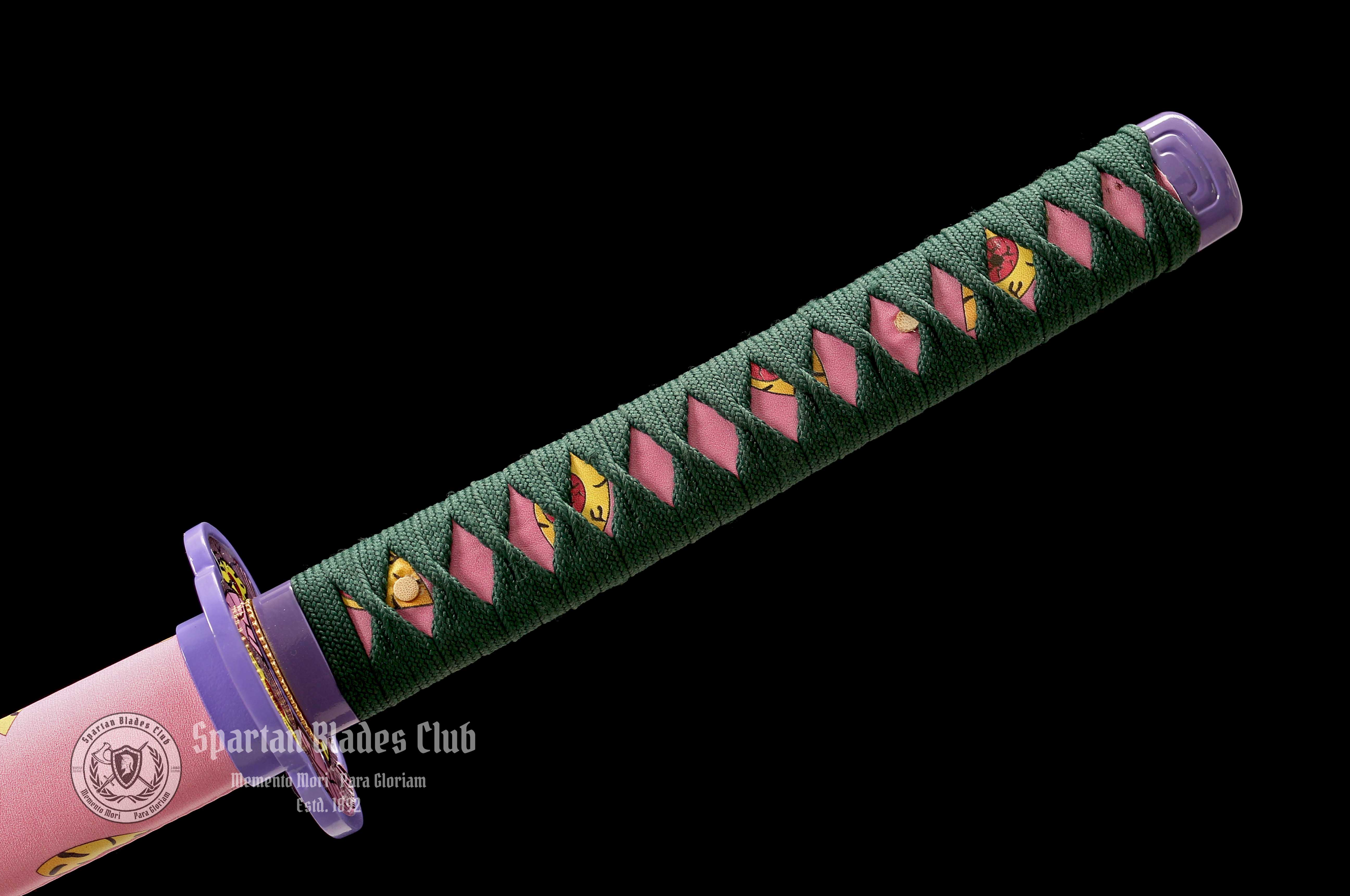 TK47 Kokushibou Sword - Demon Slayer - Handmade Real Sword - Sharp - 1045 Carbon steel - Full tang and Battle ready - Japanese Anime Cosplay - SBC - Spartan Blades Club - 陳氏劍莊1892