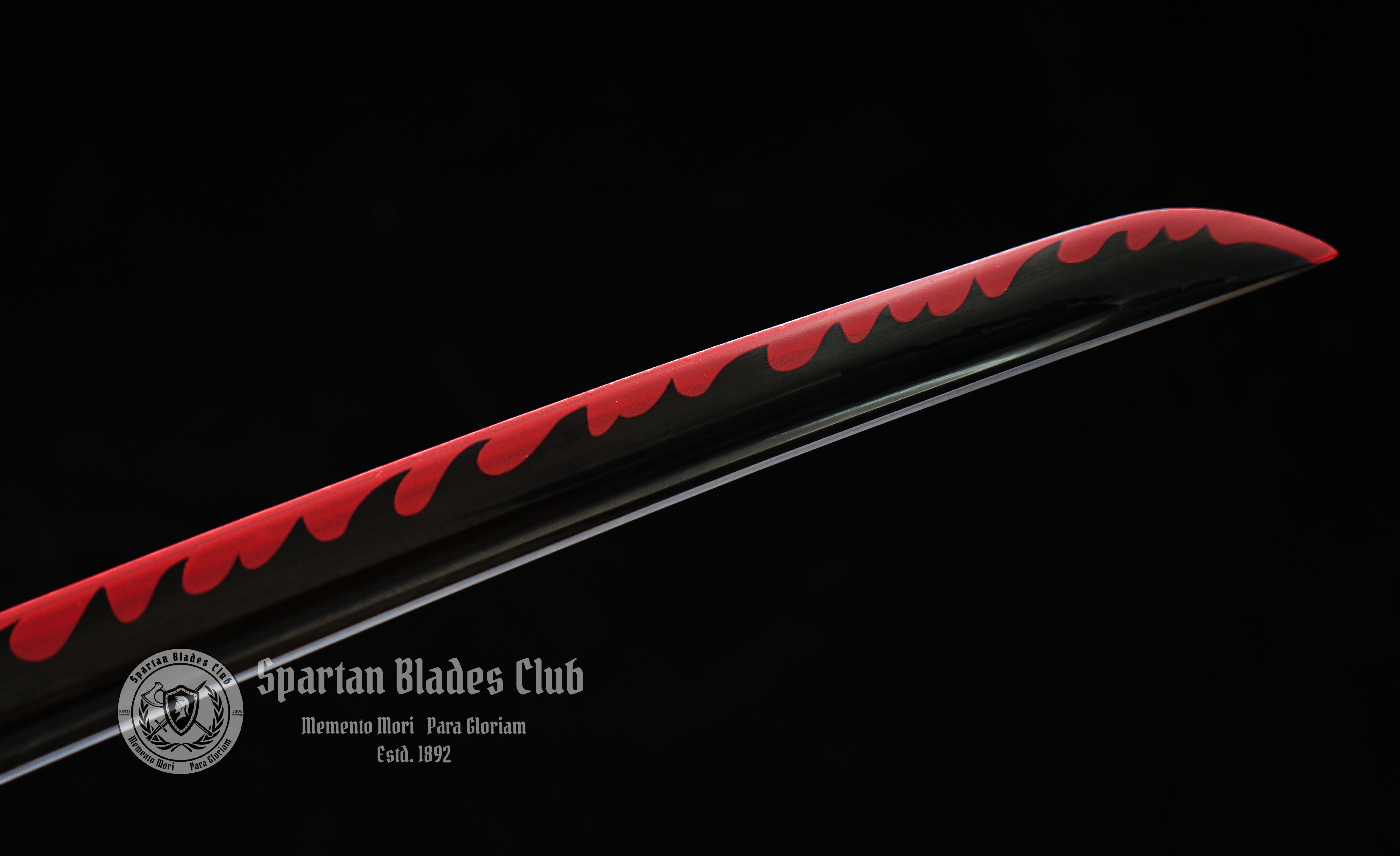 Kanroji Mitsuri Sword - Demon Slayer - Handmade Real Sword - Sharp - 1045 Carbon steel - Full tang and Battle ready - Japanese Anime Cosplay - SBC - Spartan Blades Club - 陳氏劍莊1892