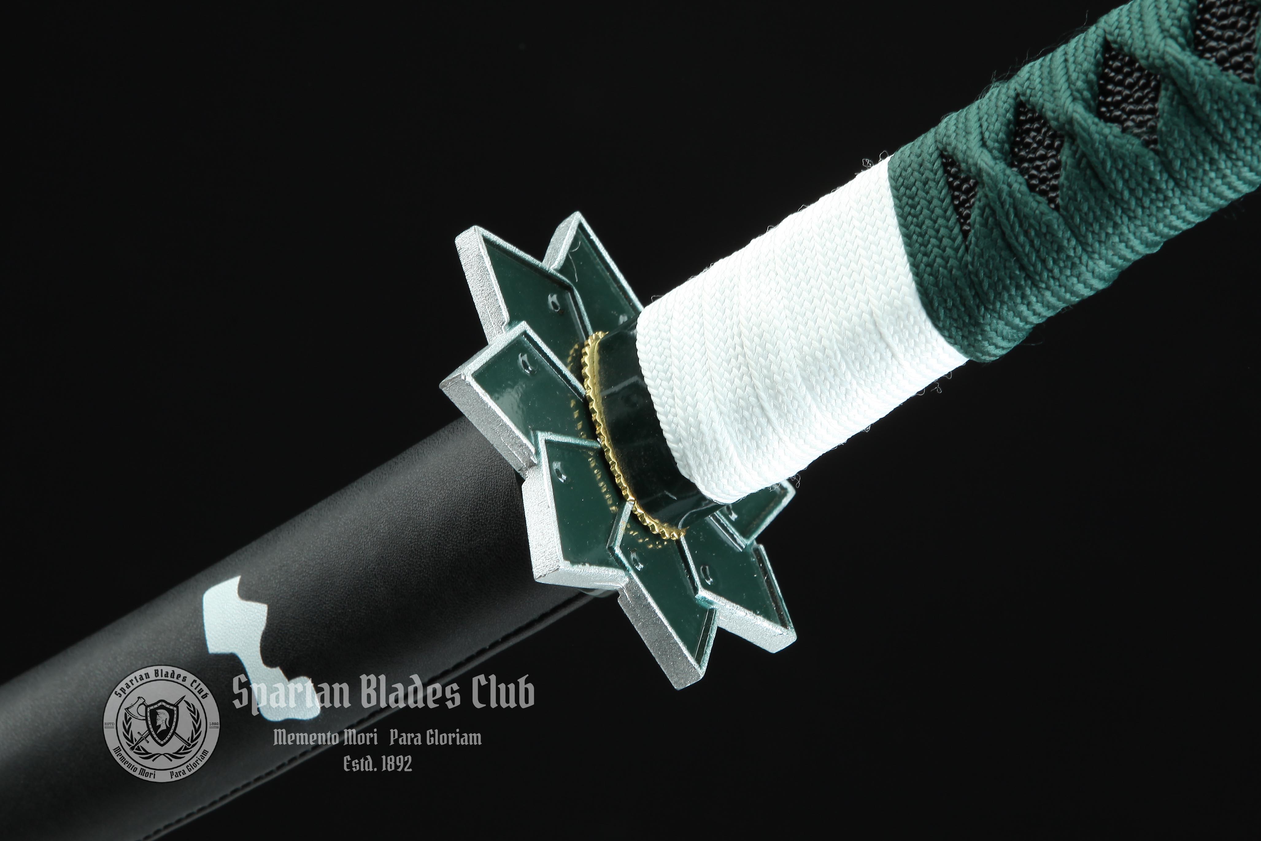 Shinazugawa Sanemi Sword - Demon Slayer - Handmade Real Sword - Sharp - 1045 Carbon steel - Full tang and Battle ready - Japanese Anime Cosplay - SBC - Spartan Blades Club - 陳氏劍莊1892