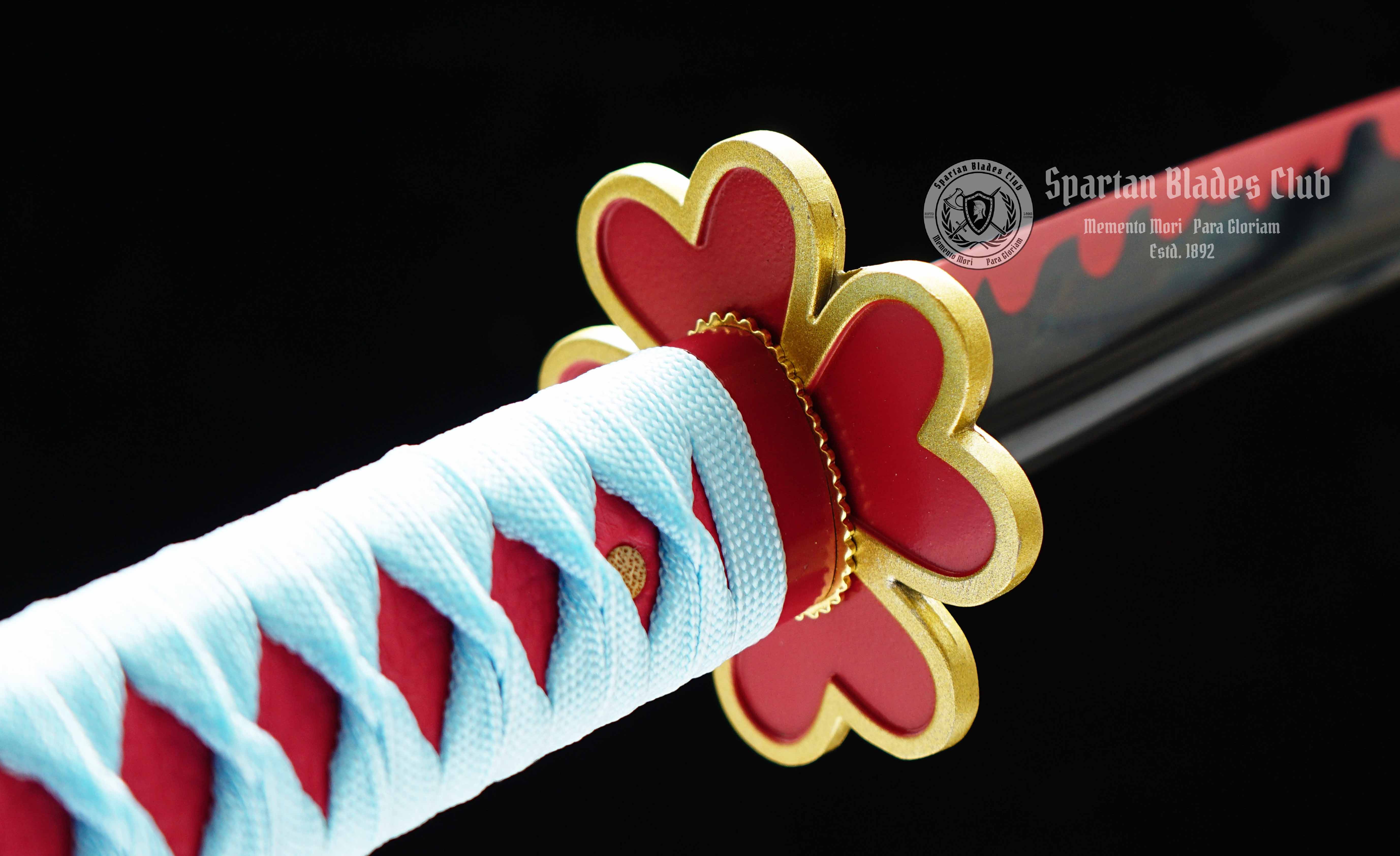 Kanroji Mitsuri Sword - Demon Slayer - Handmade Real Sword - Sharp - 1045 Carbon steel - Full tang and Battle ready - Japanese Anime Cosplay - SBC - Spartan Blades Club - 陳氏劍莊1892