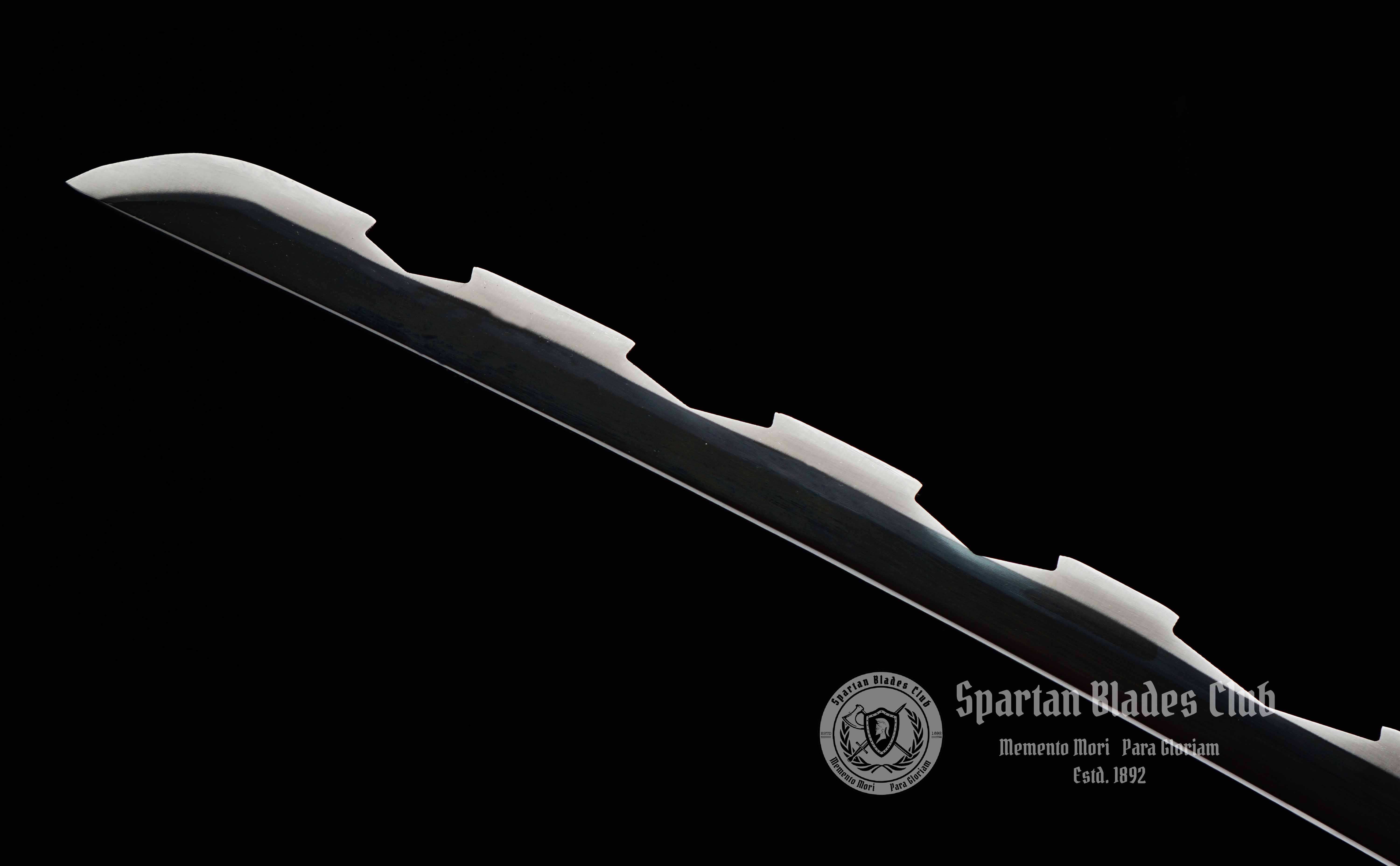 Hashira Pillars Sword -Inosuke sword -  Demon Slayer - Handmade Real Sword - Sharp - 1045 Carbon steel - Full tang and Battle ready - Japanese Anime Cosplay - SBC - Spartan Blades Club - 陳氏劍莊1892