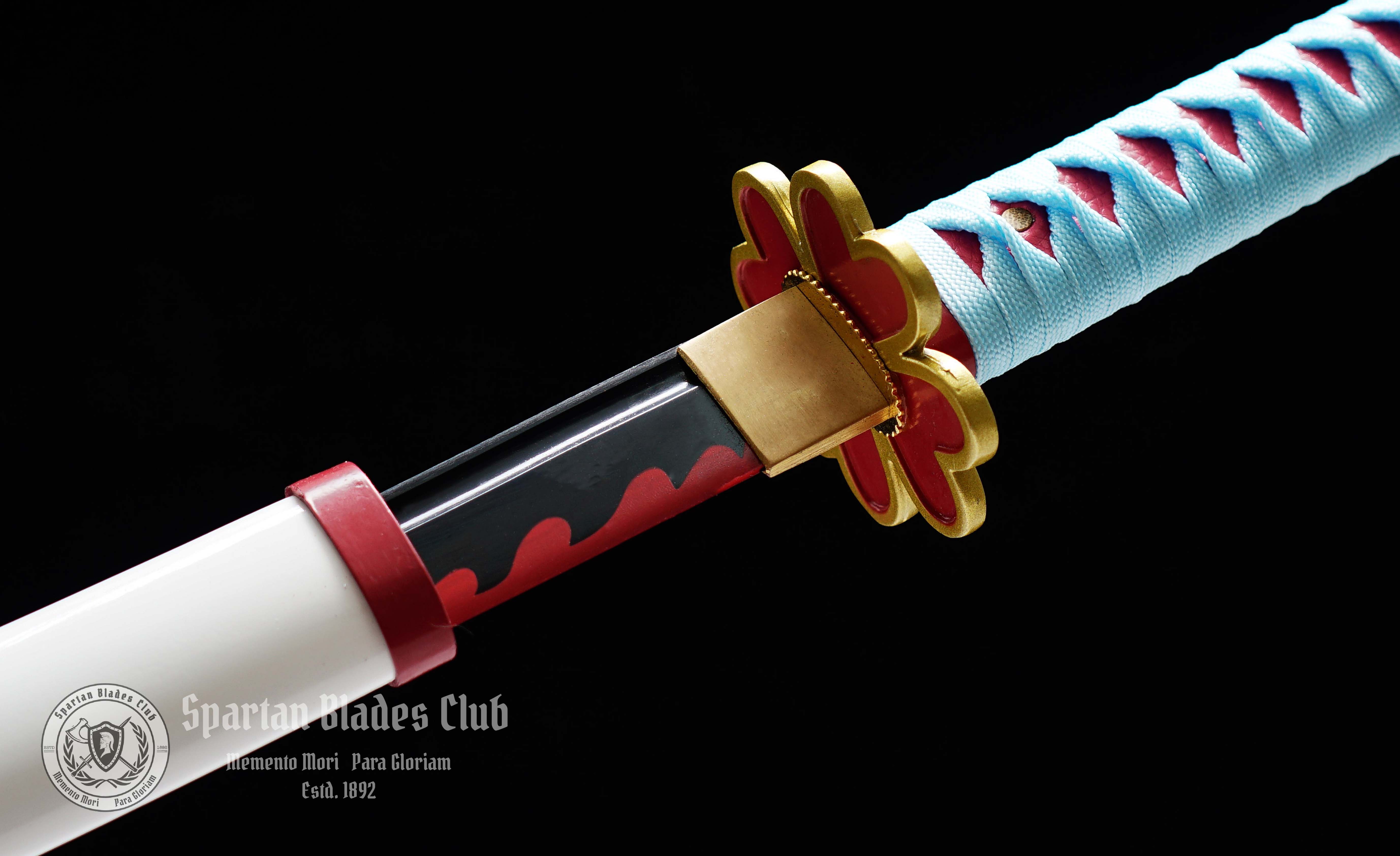 Kanroji Mitsuri Sword - Demon Slayer - Handmade Real Sword - Sharp - 1045 Carbon steel - Full tang and Battle ready - Japanese Anime Cosplay - SBC - Spartan Blades Club - 陳氏劍莊1892