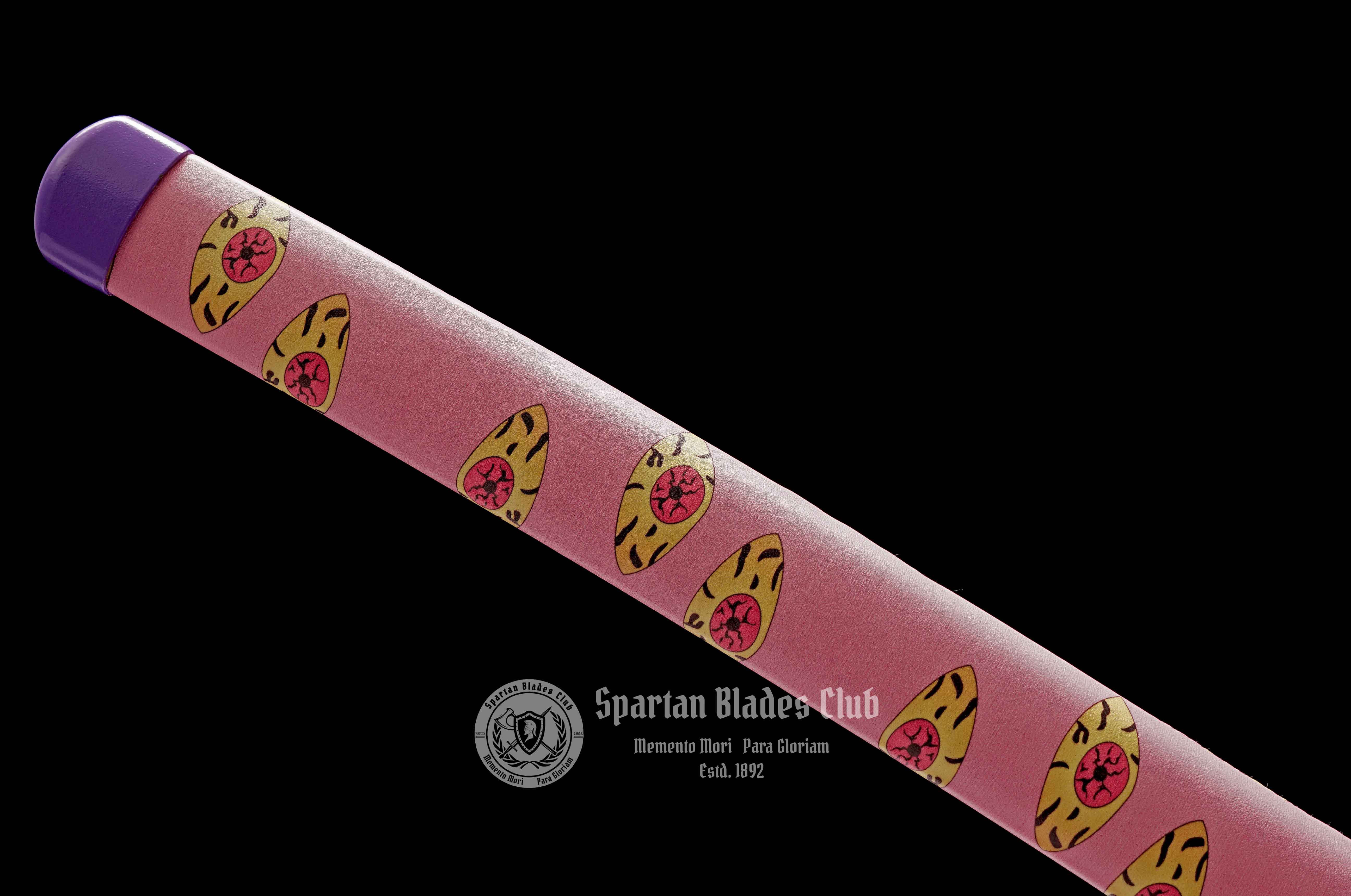 TK47 Kokushibou Sword - Demon Slayer - Handmade Real Sword - Sharp - 1045 Carbon steel - Full tang and Battle ready - Japanese Anime Cosplay - SBC - Spartan Blades Club - 陳氏劍莊1892