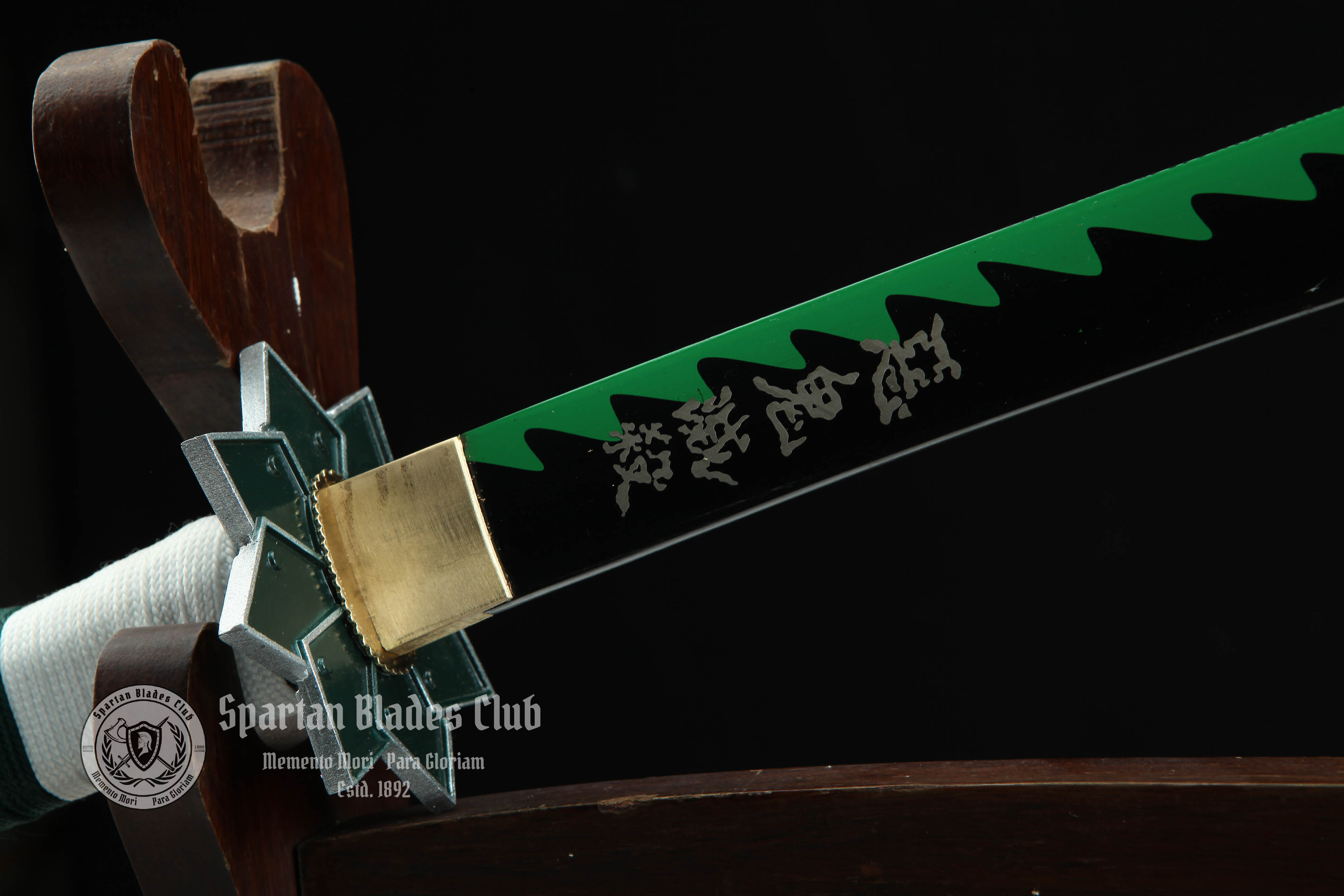 Shinazugawa Sanemi Sword - Demon Slayer - Handmade Real Sword - Sharp - 1045 Carbon steel - Full tang and Battle ready - Japanese Anime Cosplay - SBC - Spartan Blades Club - 陳氏劍莊1892