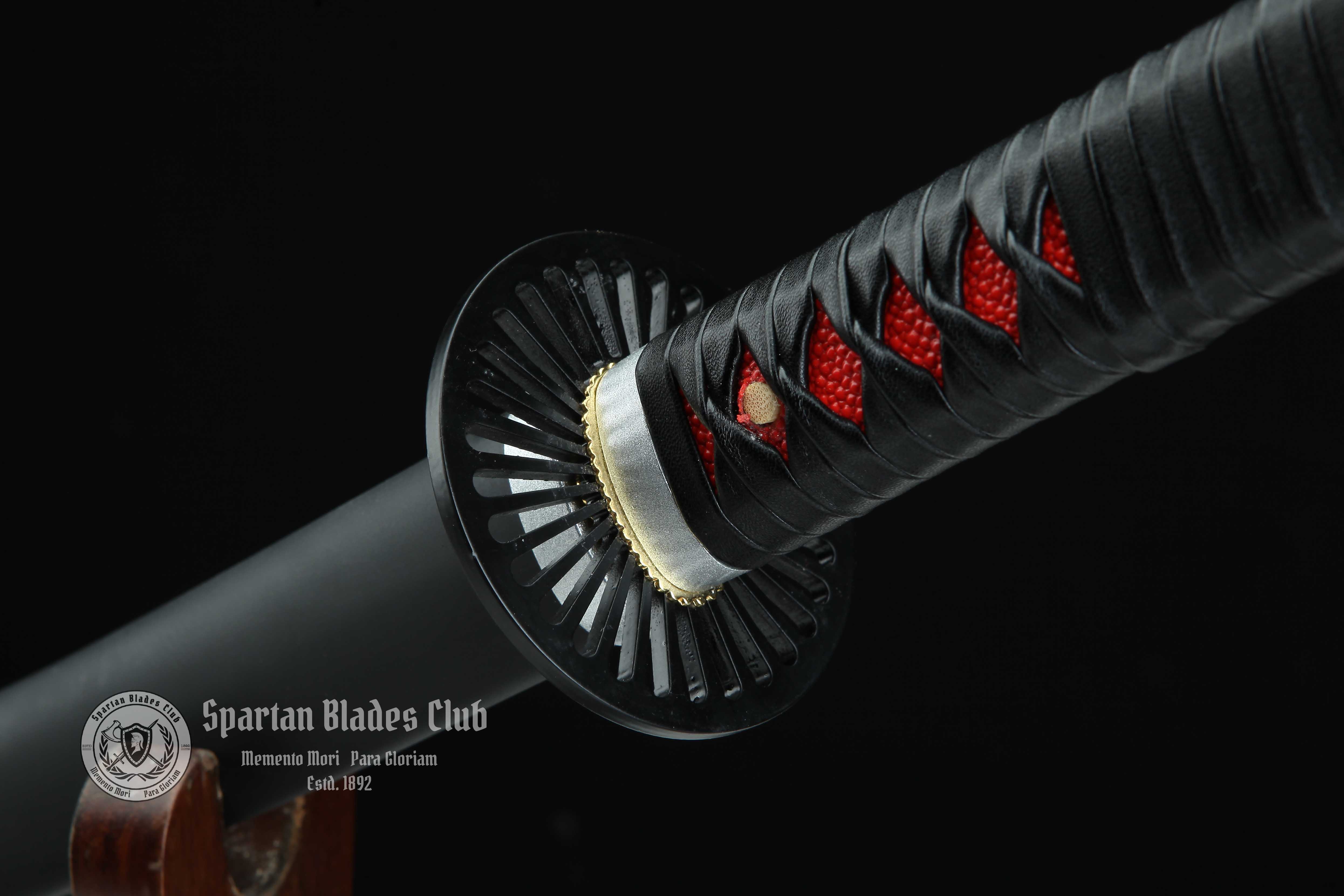 ‎Kamado Tanjiro Sword - Demon Slayer - Handmade Real Sword - Sharp - 1045 Carbon steel - Full tang and Battle ready - Japanese Anime Cosplay - SBC - Spartan Blades Club - 陳氏劍莊1892