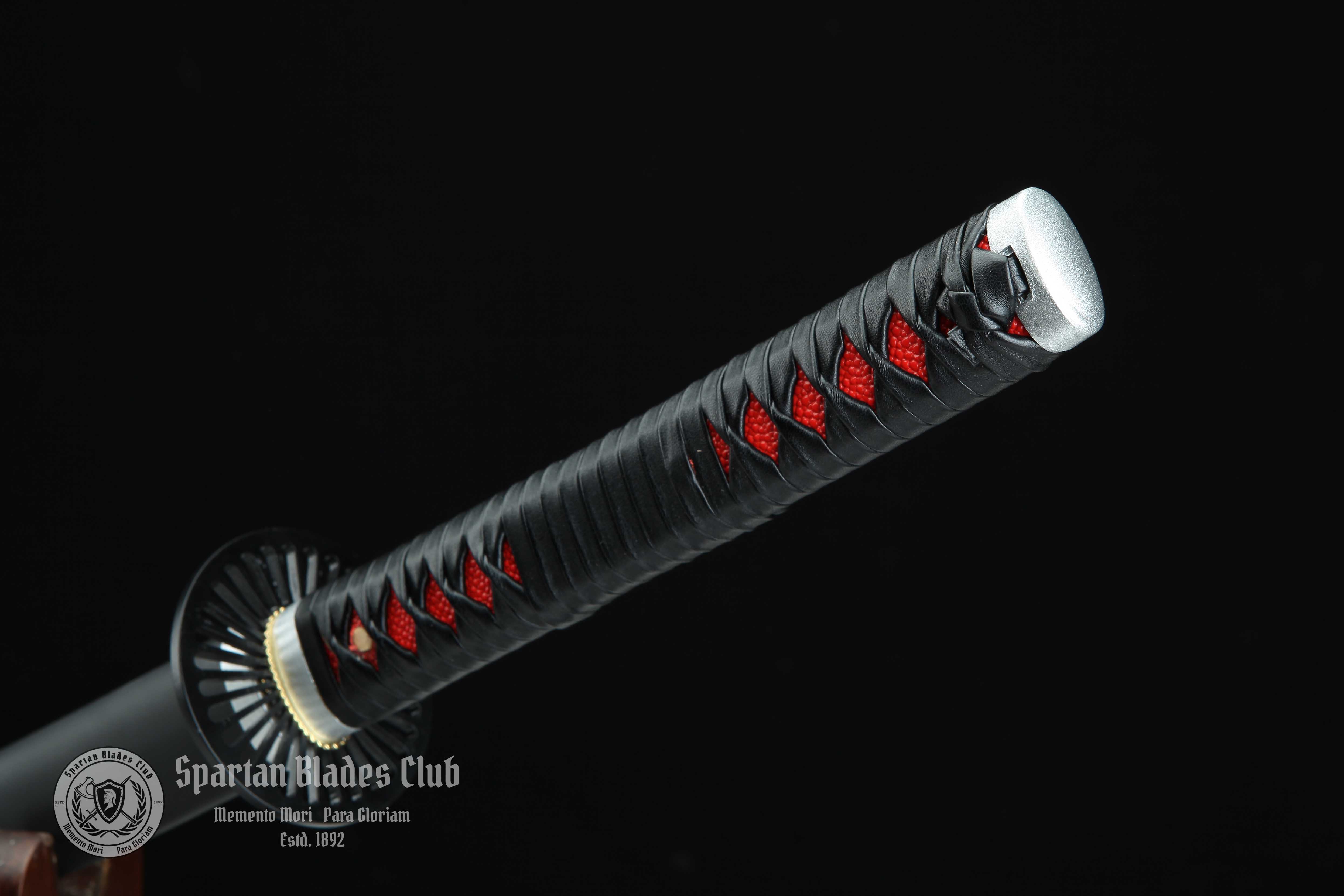 ‎Kamado Tanjiro Sword - Demon Slayer - Handmade Real Sword - Sharp - 1045 Carbon steel - Full tang and Battle ready - Japanese Anime Cosplay - SBC - Spartan Blades Club - 陳氏劍莊1892