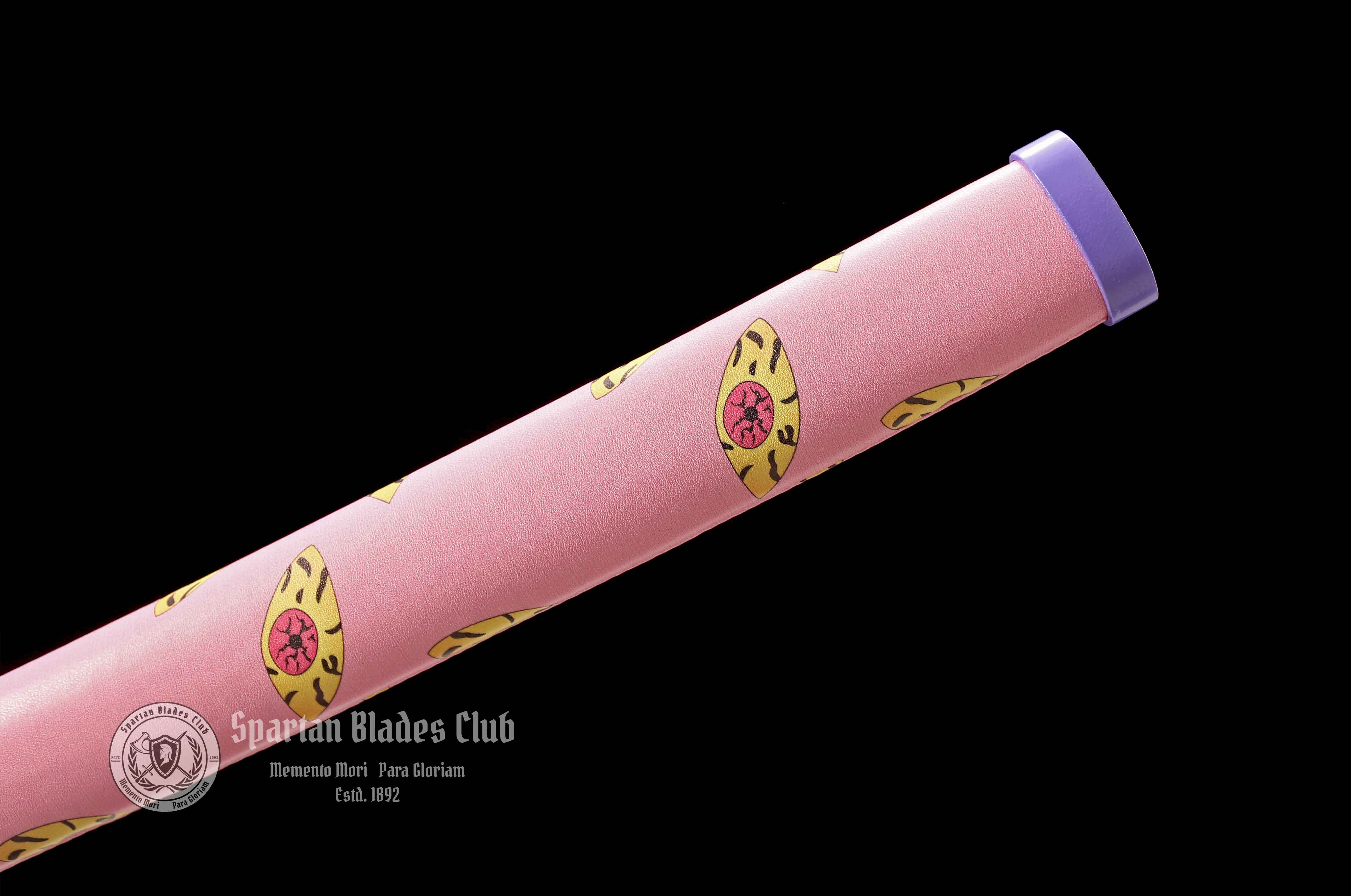 TK47 Kokushibou Sword - Demon Slayer - Handmade Real Sword - Sharp - 1045 Carbon steel - Full tang and Battle ready - Japanese Anime Cosplay - SBC - Spartan Blades Club - 陳氏劍莊1892