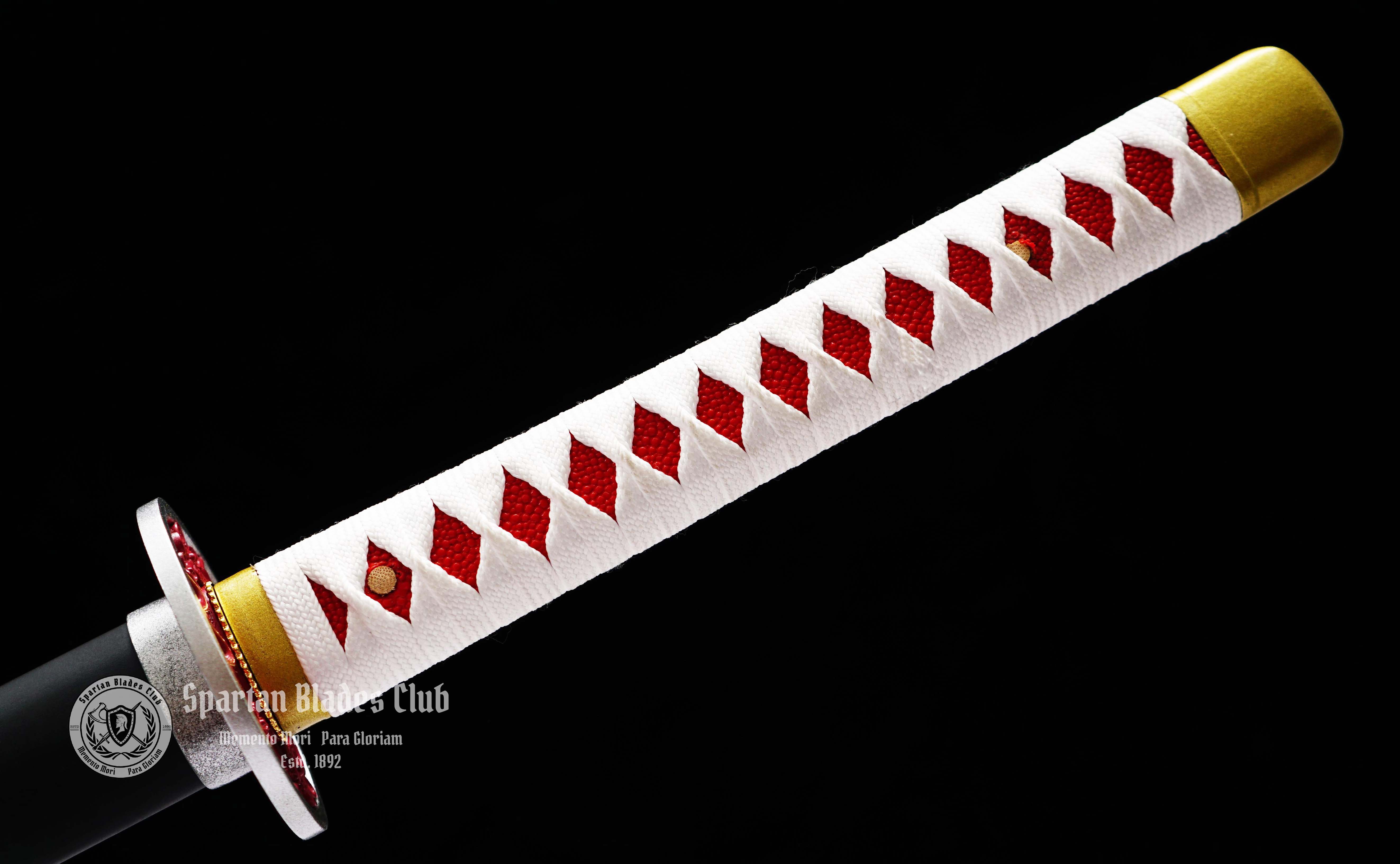 ‎Tsuyuri Kanao Sword - Demon Slayer - Handmade Real Sword - Sharp - 1045 Carbon steel - Full tang and Battle ready - Japanese Anime Cosplay - SBC - Spartan Blades Club - 陳氏劍莊1892