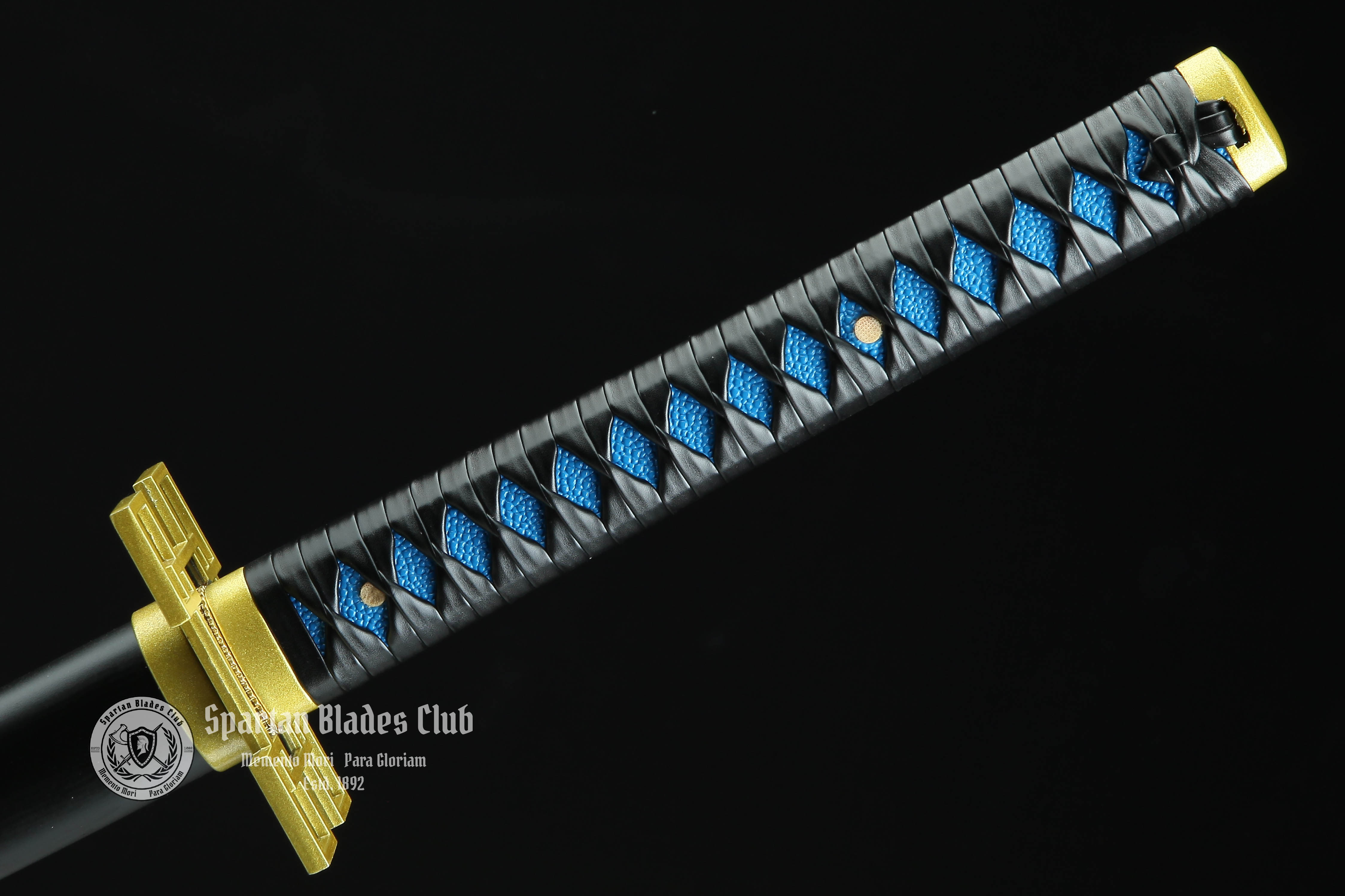 Tokitou Muichirou Sword - Demon Slayer - Handmade Real Sword - Sharp - 1045 Carbon steel - Full tang and Battle ready - Japanese Anime Cosplay - SBC - Spartan Blades Club - 陳氏劍莊1892