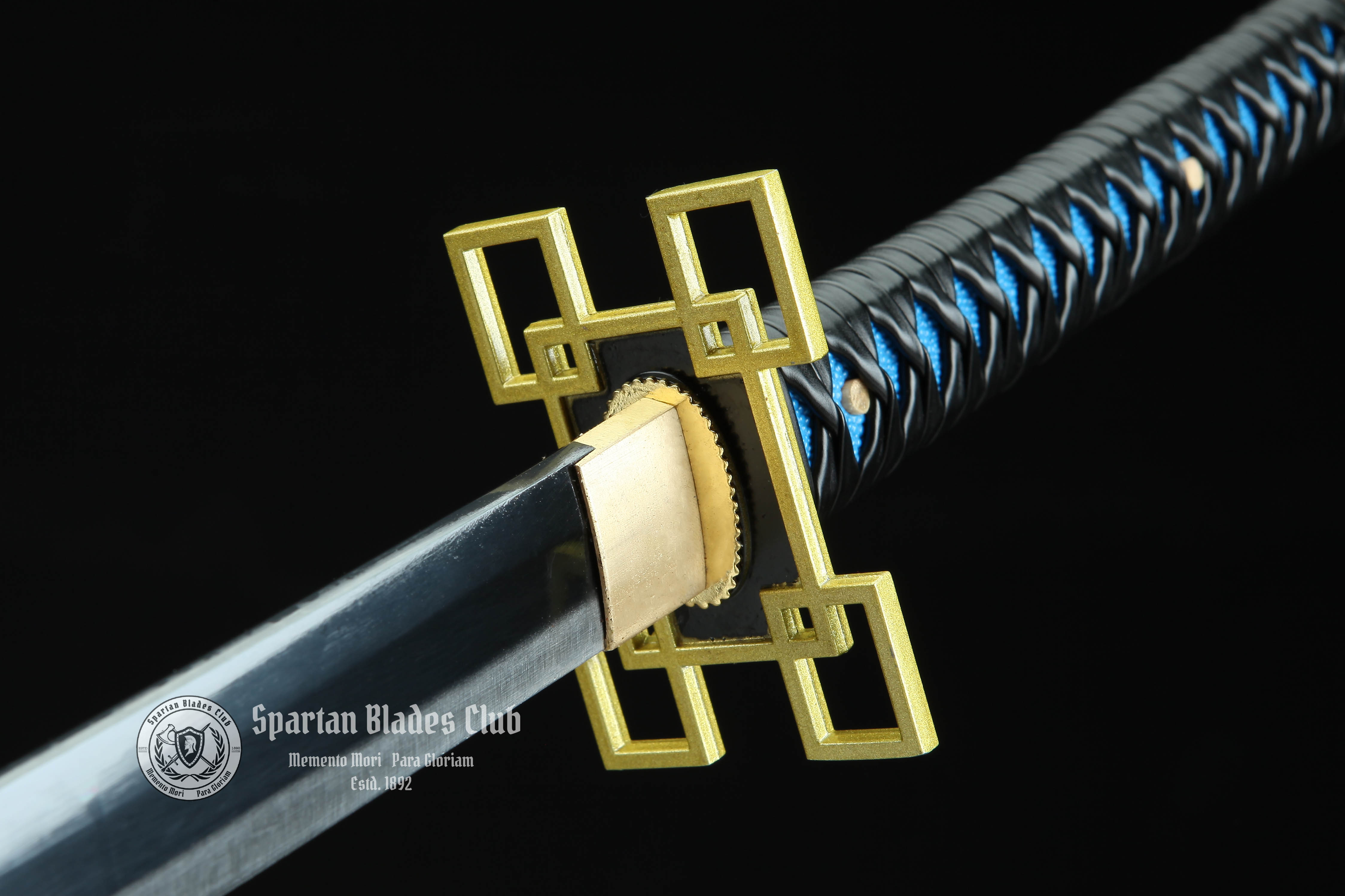 Tokitou Muichirou Sword - Demon Slayer - Handmade Real Sword - Sharp - 1045 Carbon steel - Full tang and Battle ready - Japanese Anime Cosplay - SBC - Spartan Blades Club - 陳氏劍莊1892