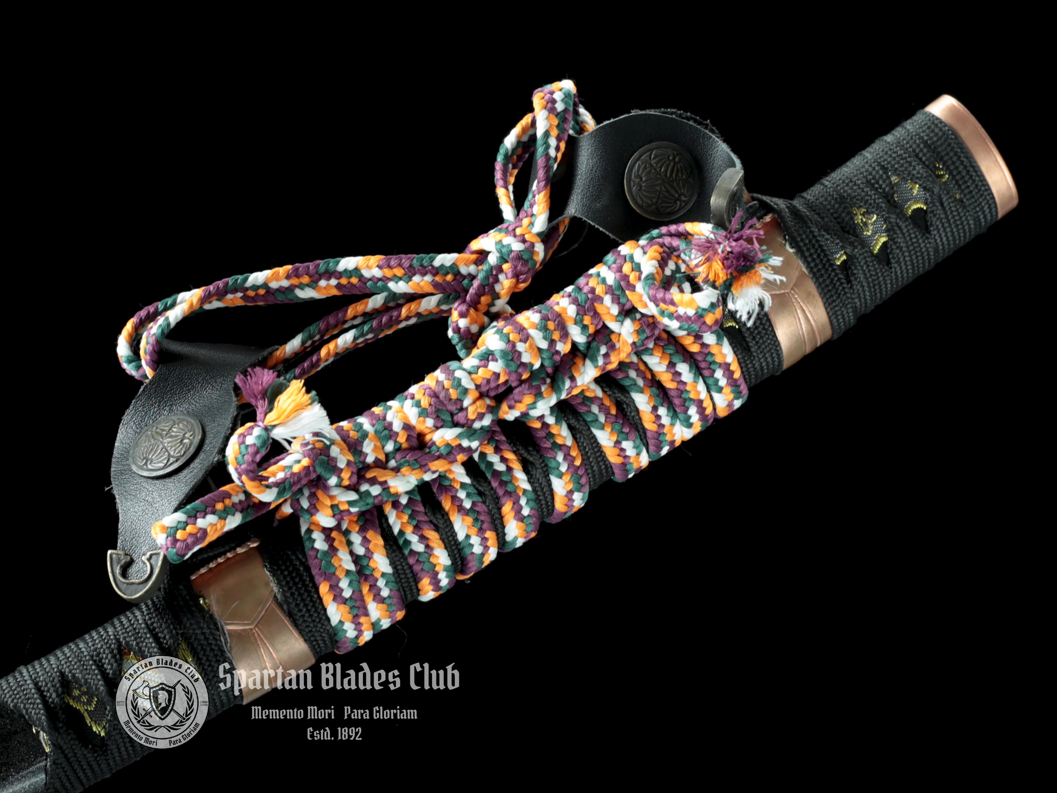 *TK23* Chiau no Ha(千秋之刃) Tachi Sword - Spring Steel(65 Mn) - Full Tang - Exquisite Copper Mountings -Handcrafted - Battle Ready - S.B.C - Spartan Blades Club - 陳氏劍莊1892