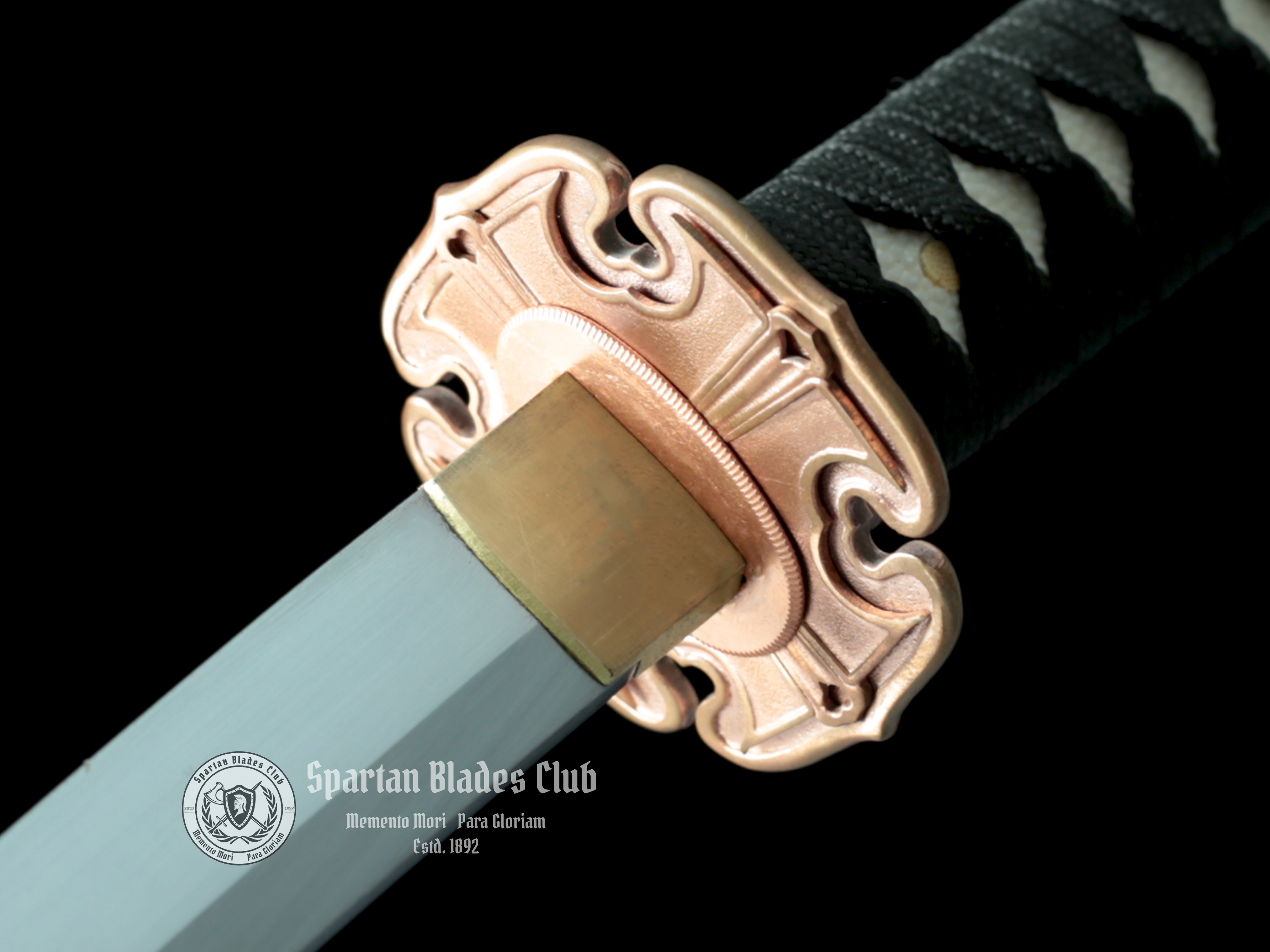*TK23* Chiau no Ha(千秋之刃) Tachi Sword - Spring Steel(65 Mn) - Full Tang - Exquisite Copper Mountings -Handcrafted - Battle Ready - S.B.C - Spartan Blades Club - 陳氏劍莊1892