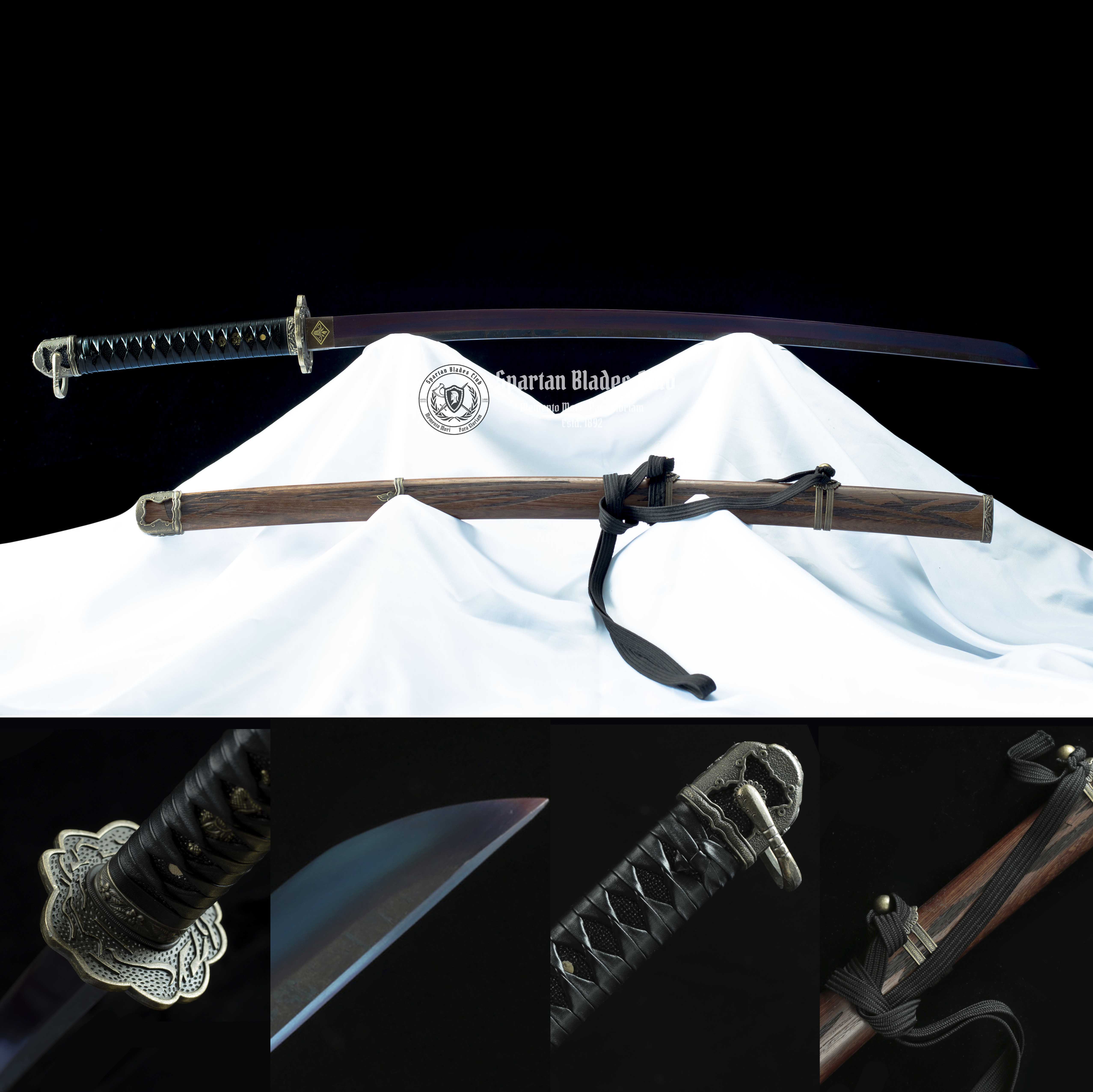 *TK31* Mortal Blade - Sekiro: Shadows Die Twice - T10 steel Authentic Katana - Purple Blade - Battle Ready - S.B.C - Spartan Blades Club - 陳氏劍莊1892
