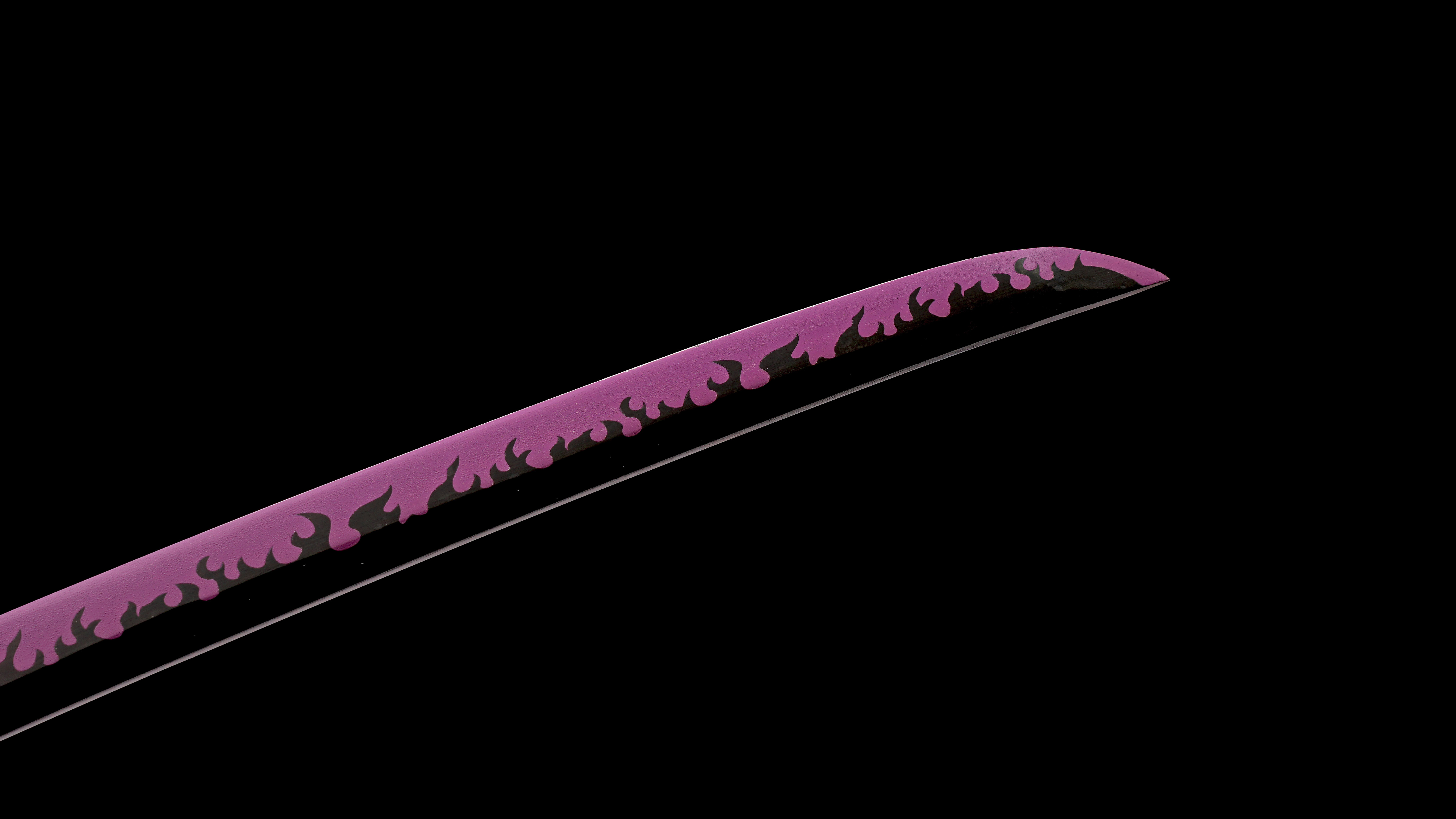 TK40 Purple ENMA Katana - ONE PIECE - Handmade Real Sword - Sharp - 1045 Carbon steel - Full tang and Battle ready - Japanese Anime Cosplay - SBC - Spartan Blades Club - 陳氏劍莊1892