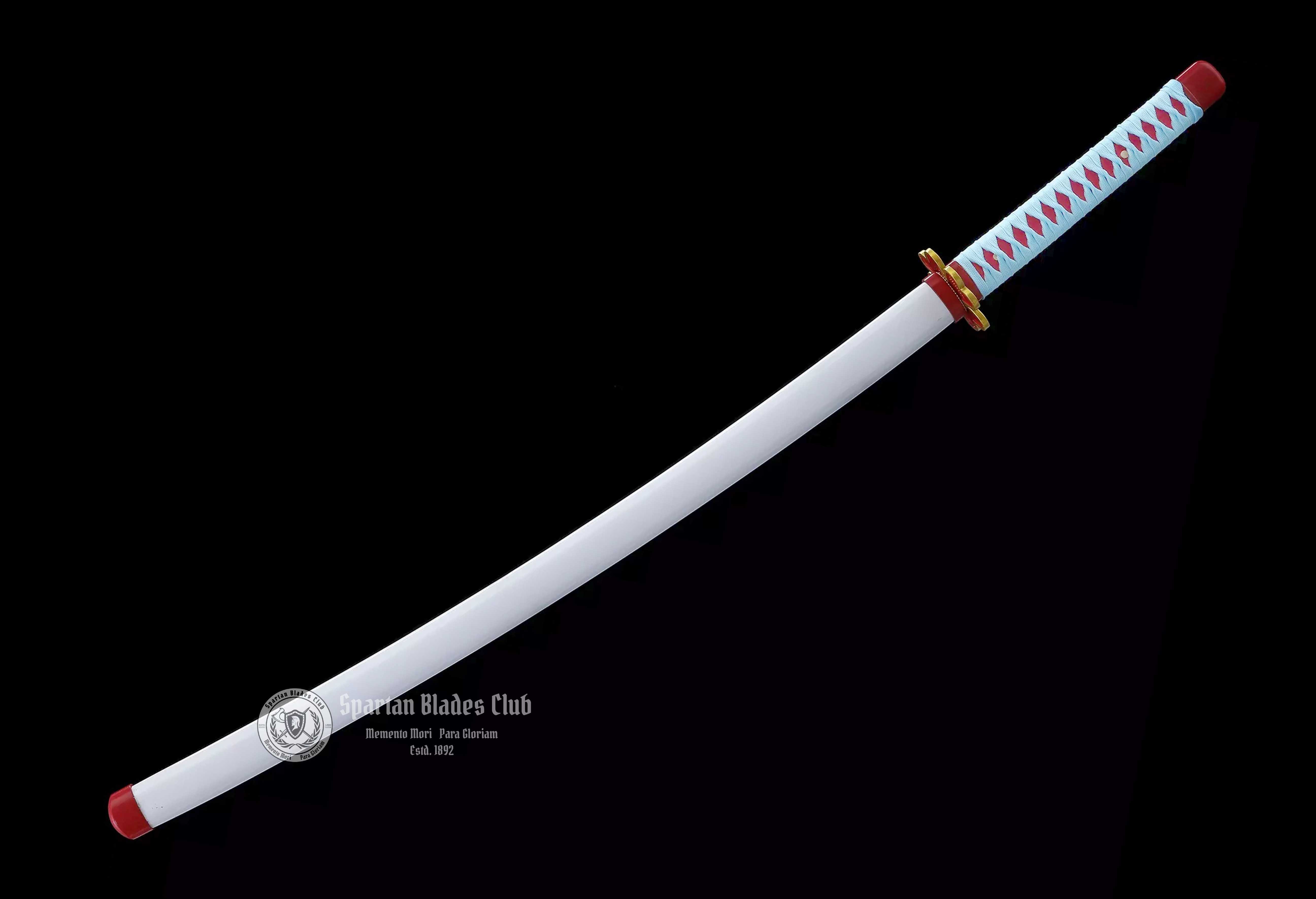 Kanroji Mitsuri Sword - Demon Slayer - Handmade Real Sword - Sharp - 1045 Carbon steel - Full tang and Battle ready - Japanese Anime Cosplay - SBC - Spartan Blades Club - 陳氏劍莊1892