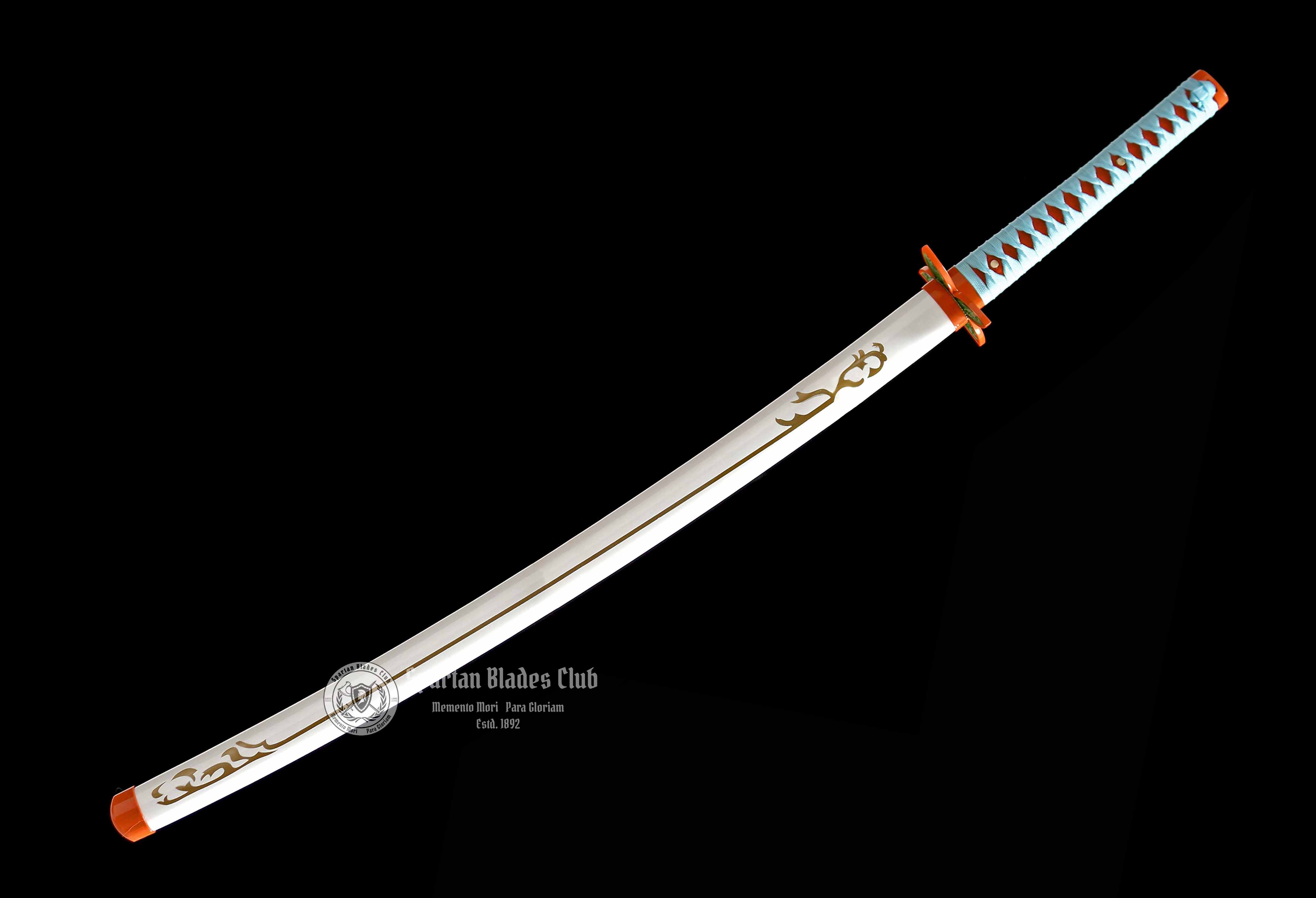 ‎Kochou Shinobu Sword - Demon Slayer - Handmade Real Sword - Sharp - 1045 Carbon steel - Full tang and Battle ready - Japanese Anime Cosplay - SBC - Spartan Blades Club - 陳氏劍莊1892