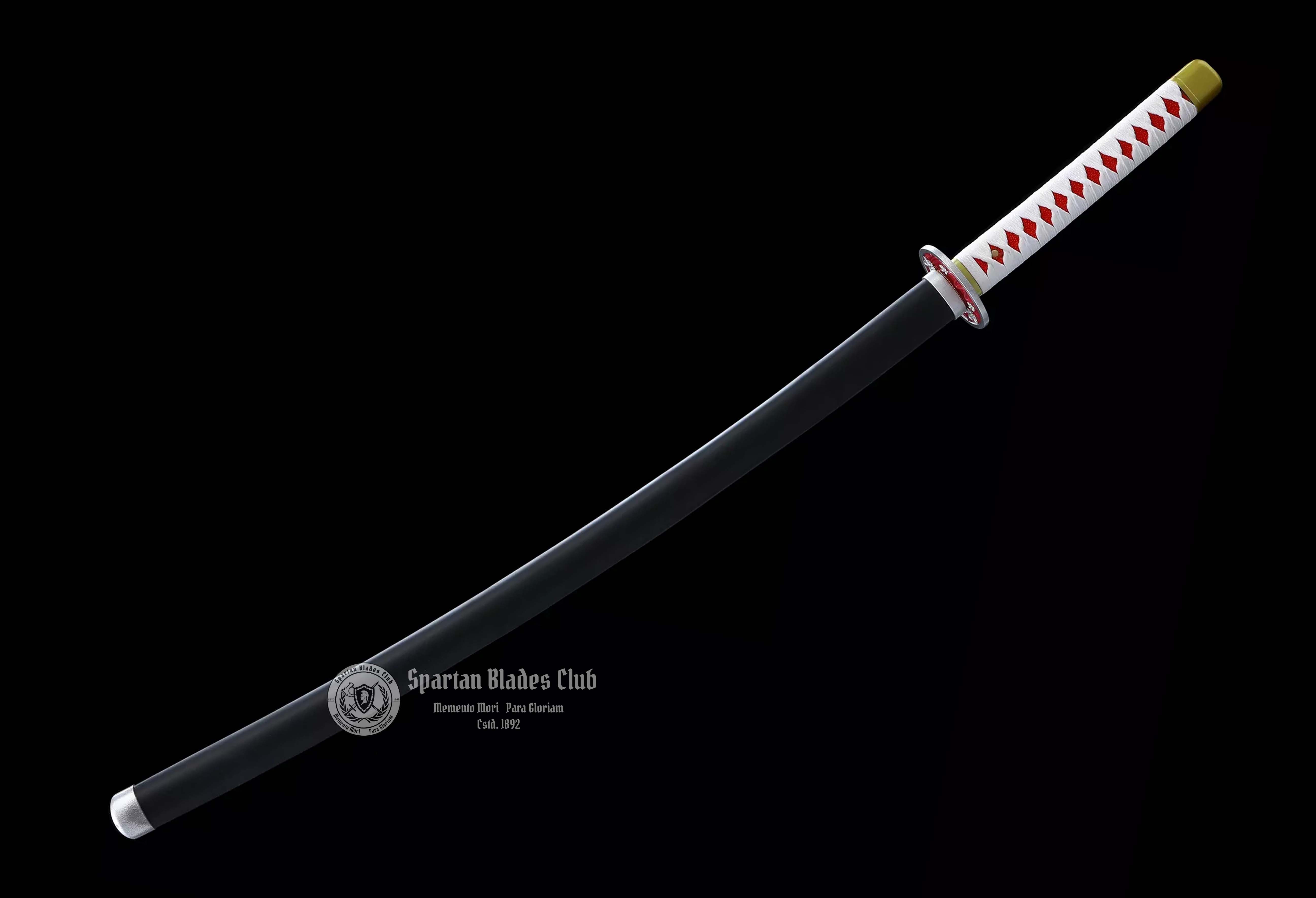 ‎Tsuyuri Kanao Sword - Demon Slayer - Handmade Real Sword - Sharp - 1045 Carbon steel - Full tang and Battle ready - Japanese Anime Cosplay - SBC - Spartan Blades Club - 陳氏劍莊1892