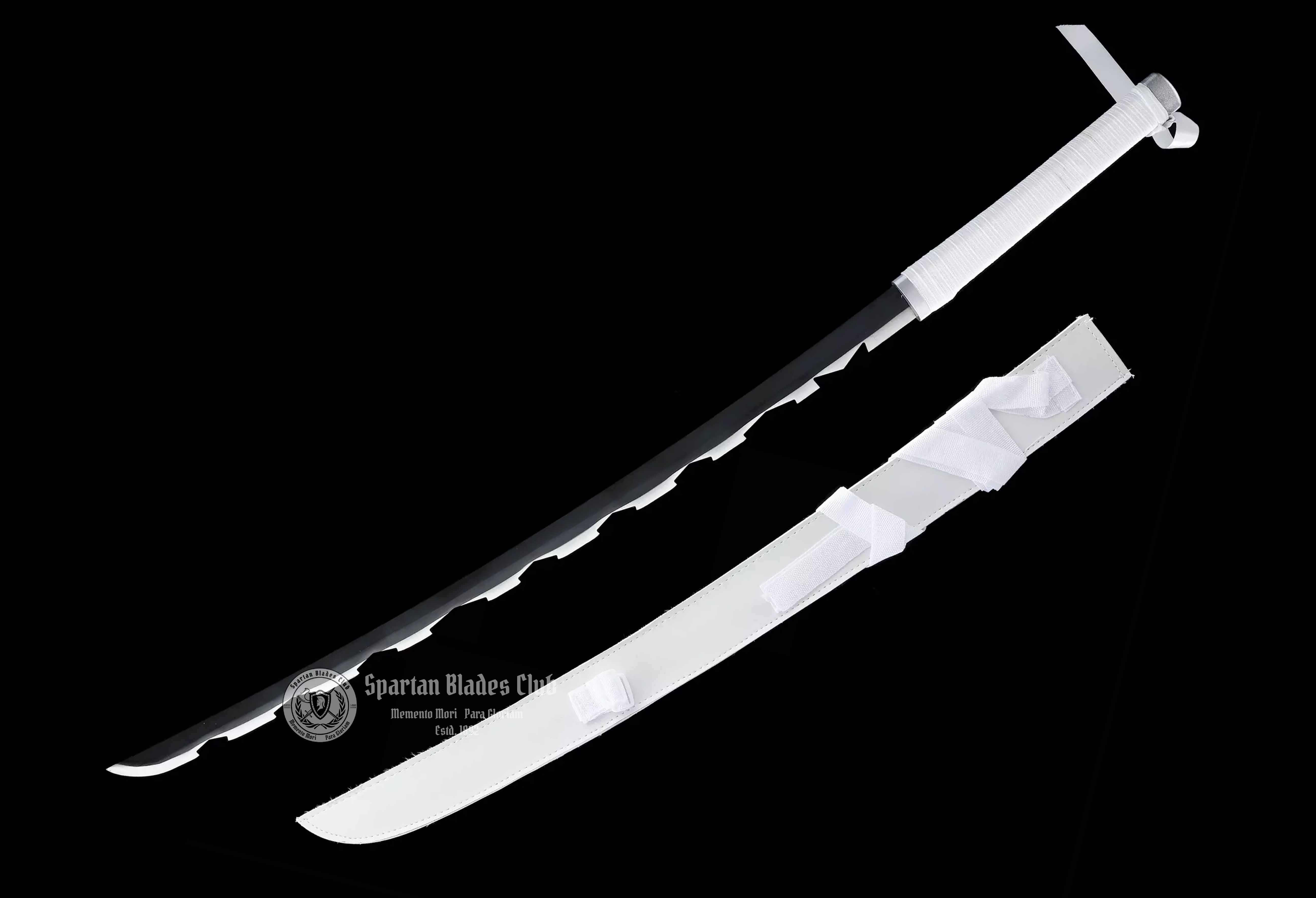 Hashira Pillars Sword -Inosuke sword -  Demon Slayer - Handmade Real Sword - Sharp - 1045 Carbon steel - Full tang and Battle ready - Japanese Anime Cosplay - SBC - Spartan Blades Club - 陳氏劍莊1892