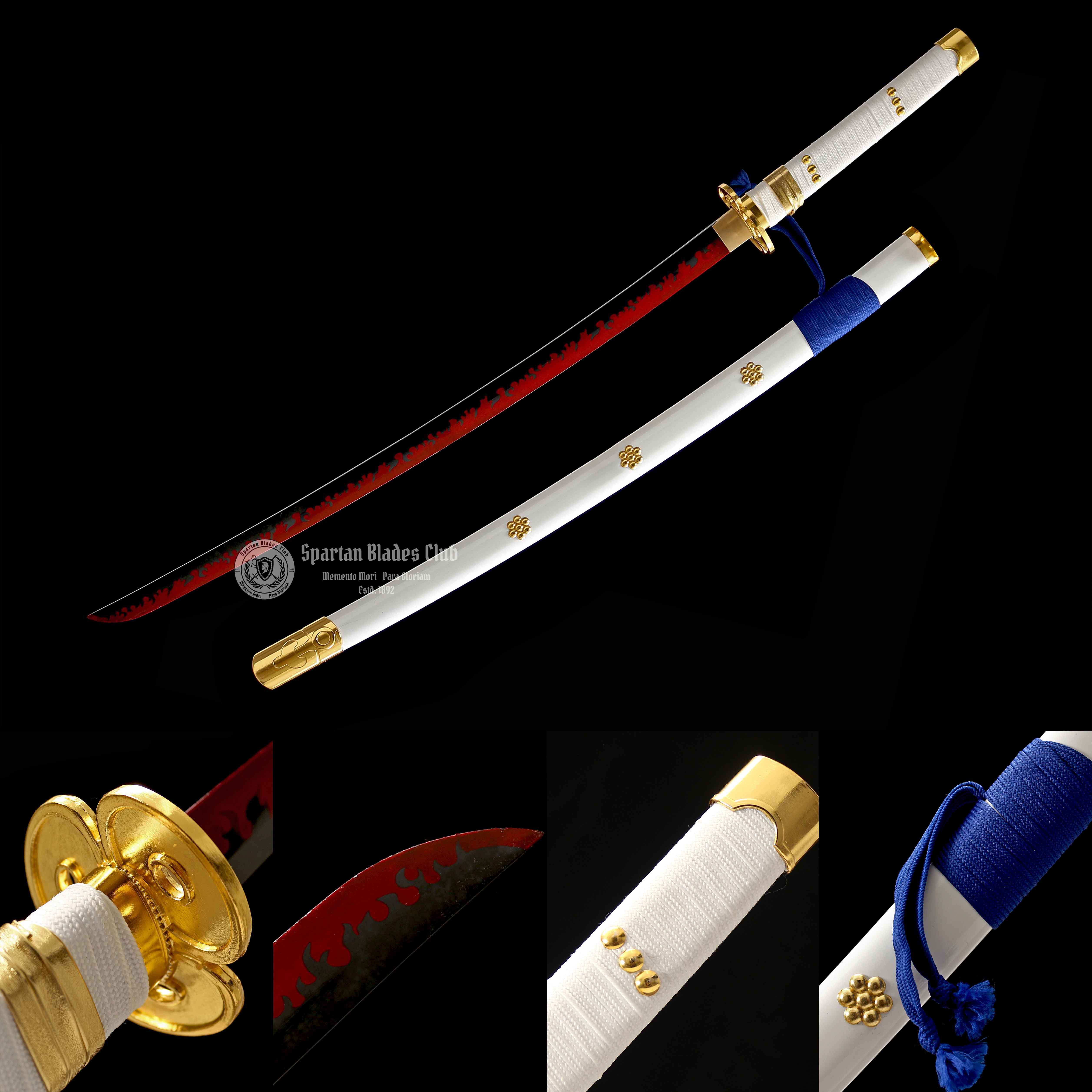TK48 ONE PIECE AMENOHABAKIRI SWORD - Real Sword - High Carbon Steel - Sharp - Battle Ready - Full Tang - SBC - Spartan Blades Club - 陳氏劍莊1892