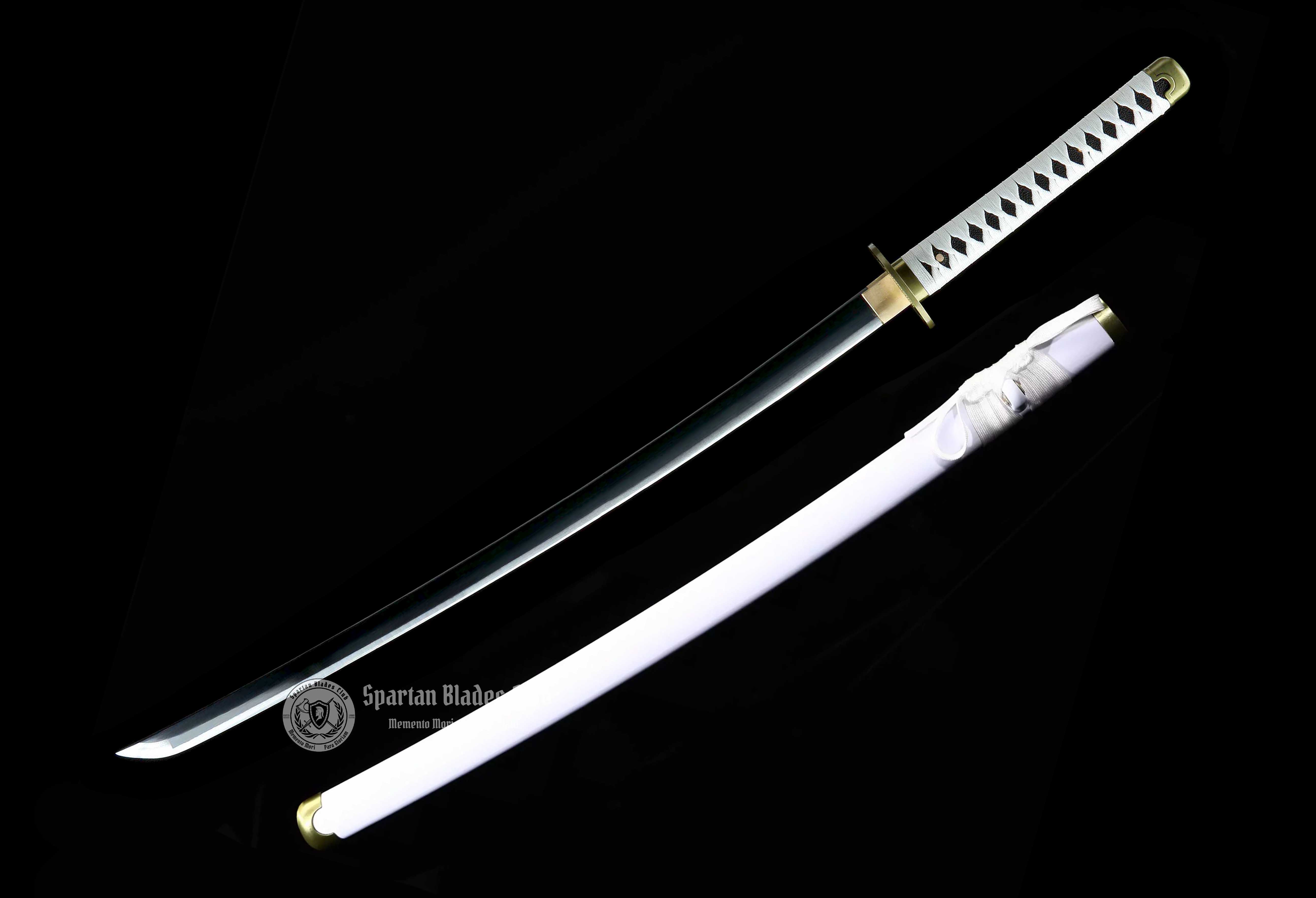 4 Roronoa Zoro Katana Collection- Shuusui - Wadou Ichimonji - Yubashiri - Sandai Kitetsu - ONE PIECE - Handmade Real Sword - Sharp - 1045 Carbon steel - Full tang and Battle ready - Japanese Anime Sword - Cosplay - SBC - Spartan Blades Club - 陳氏劍莊1892