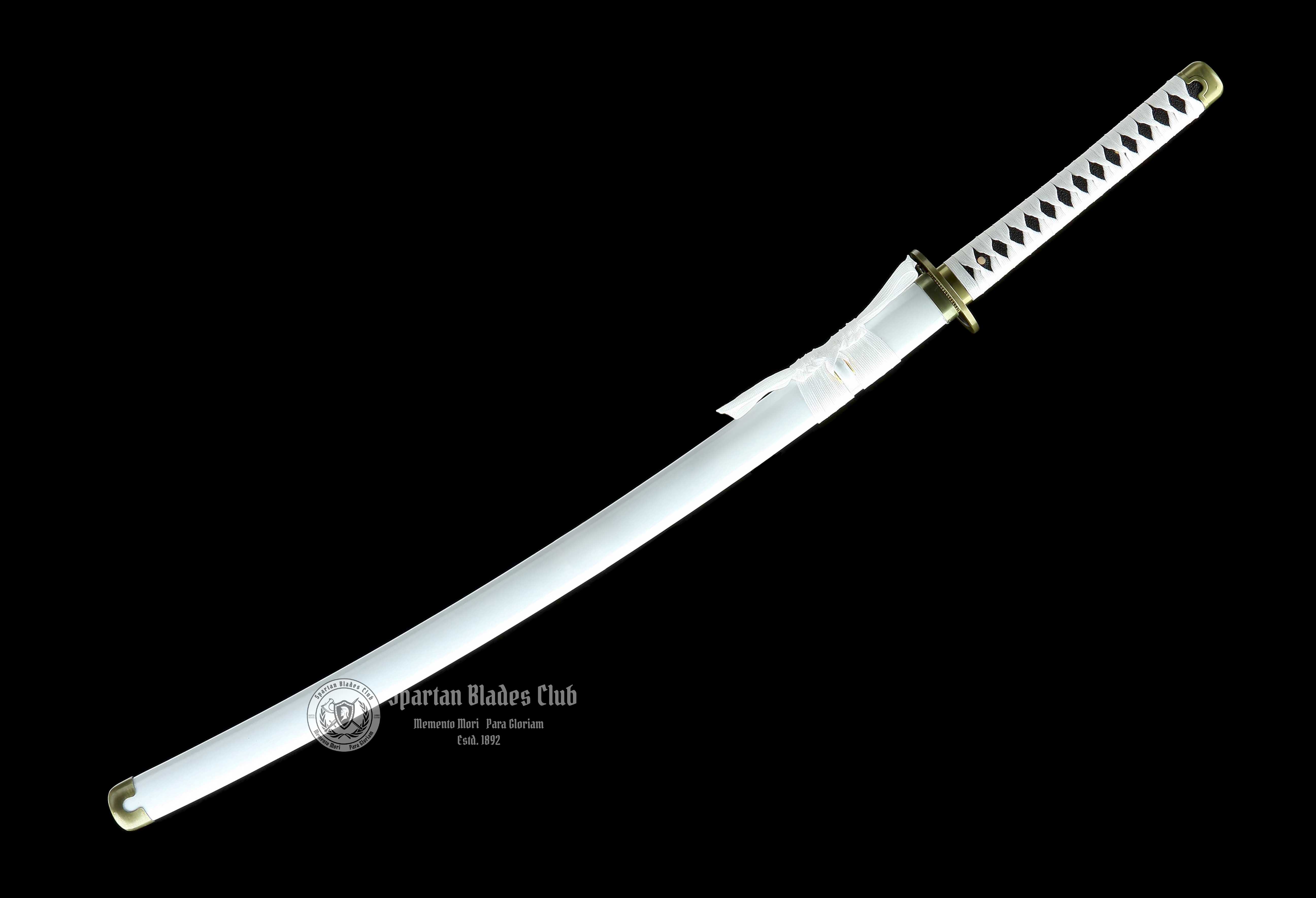 TK50 Wadou Ichimonji - Roronoa Zoro Katana - ONE PIECE - Handmade Real Sword - Sharp - 1045 Carbon steel - Full tang and Battle ready - Japanese Anime Sword - Cosplay - SBC - Spartan Blades Club - 陳氏劍莊1892