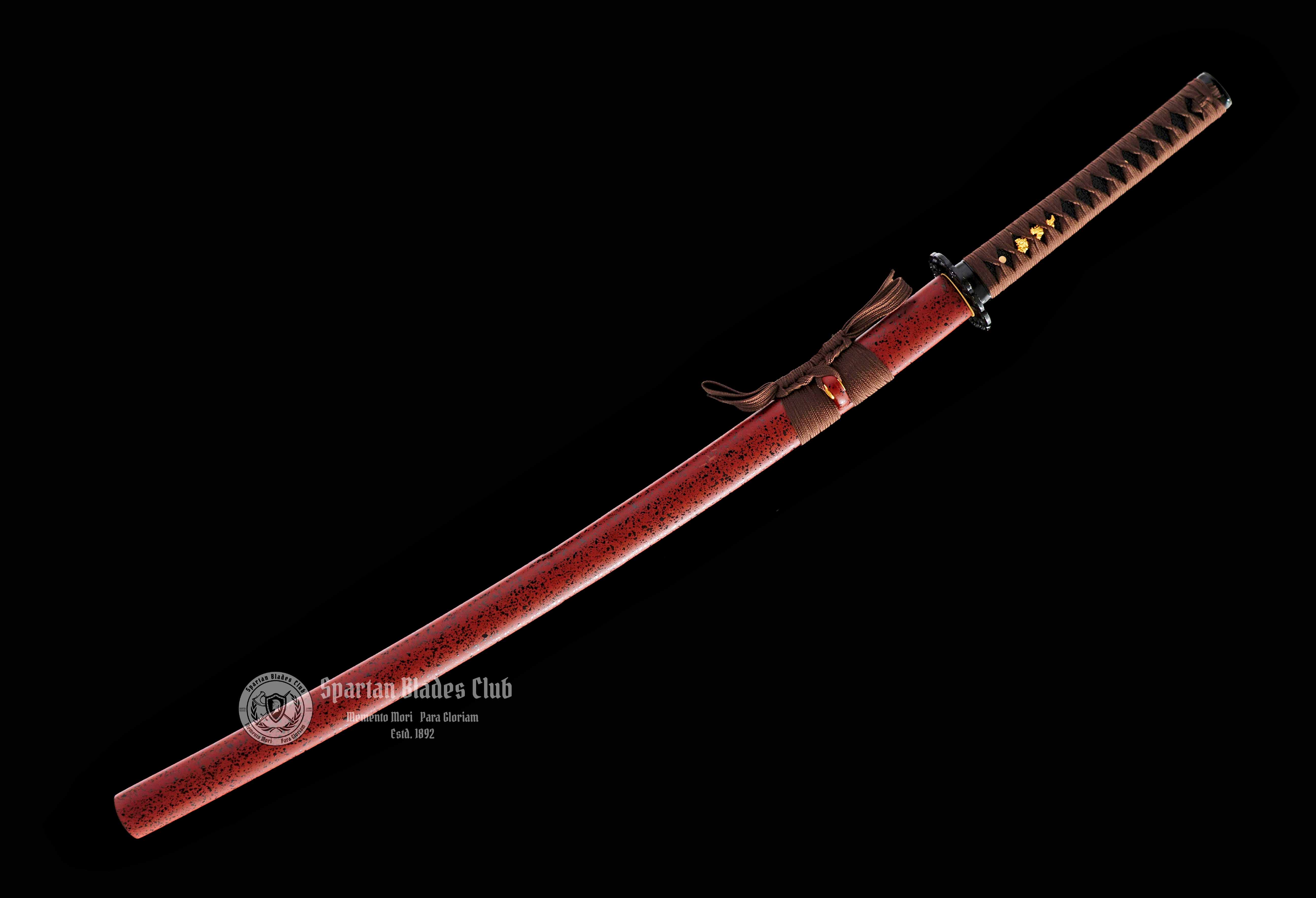 Huoyi (火鸢)-Practice Katana Sword - Rosewood Blade - Metal Fittings - Authentic Design - Meticulous Craftsmanship - Realism Unmatched - SBC - Spartan Blades Club - 陳氏劍莊1892