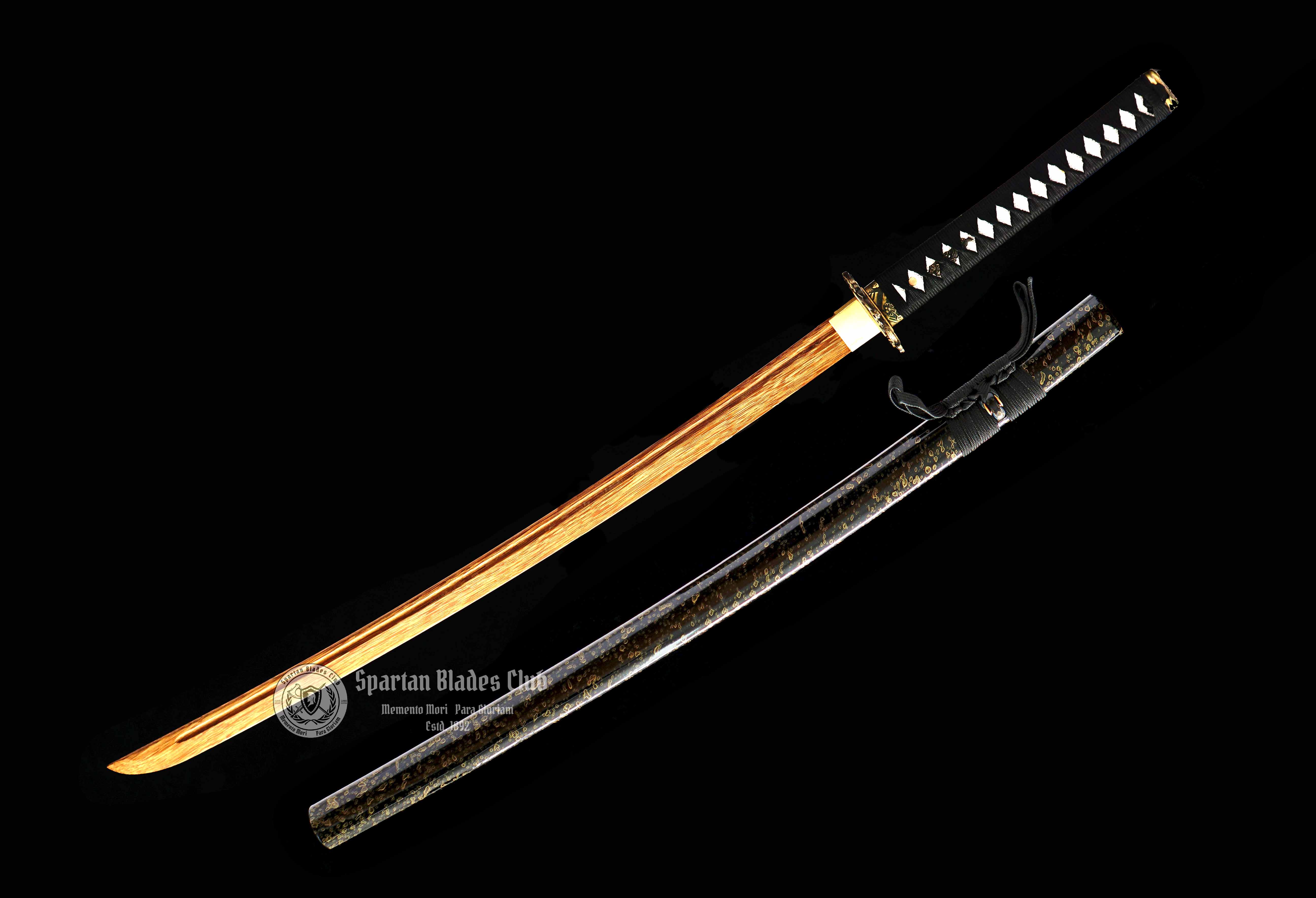 Yupo (鱼魄)-Practice Katana Sword - Rosewood Blade - Metal Fittings - Authentic Design - Meticulous Craftsmanship - Realism Unmatched - SBC - Spartan Blades Club - 陳氏劍莊1892