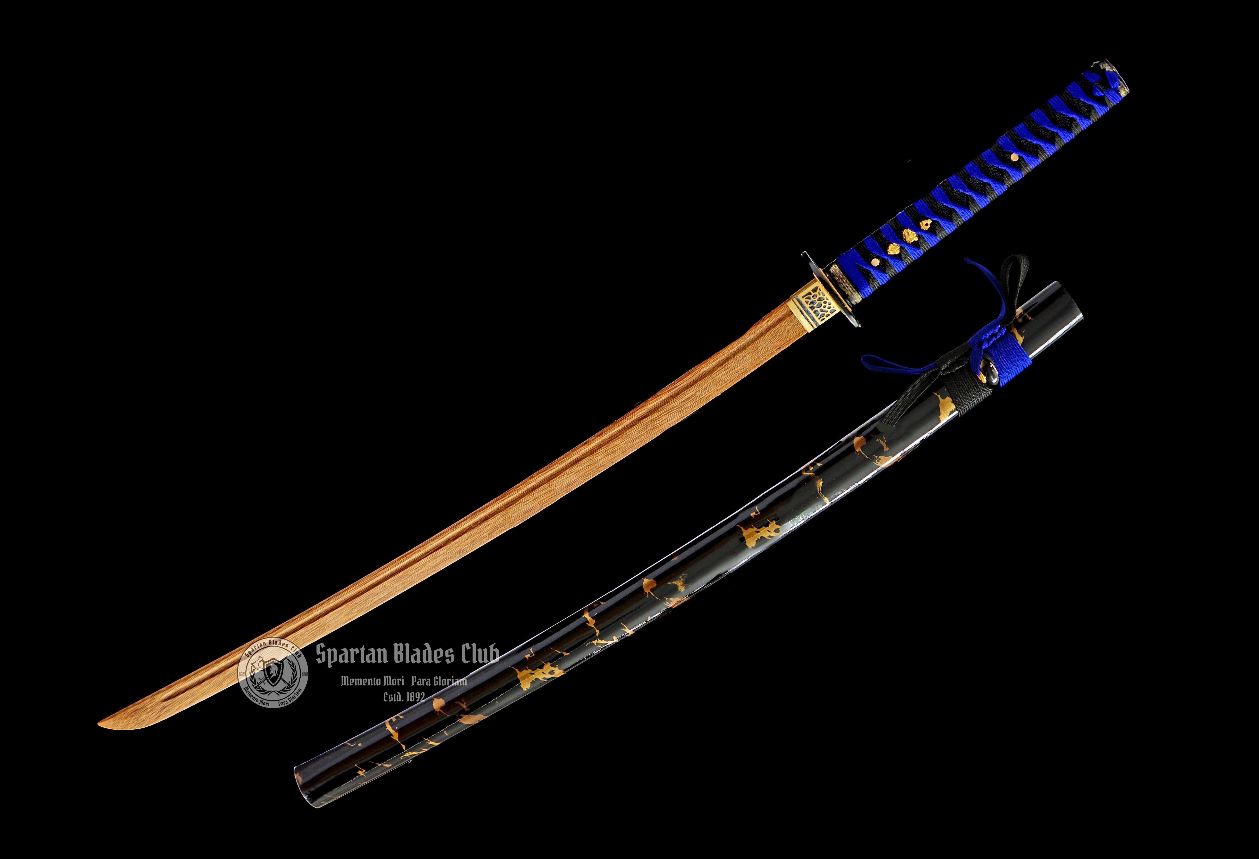 Lanting (蓝蜓)-Practice Katana Sword - Rosewood Blade - Iron Fittings - Authentic Design - Meticulous Craftsmanship - Realism Unmatched - SBC - Spartan Blades Club - 陳氏劍莊1892