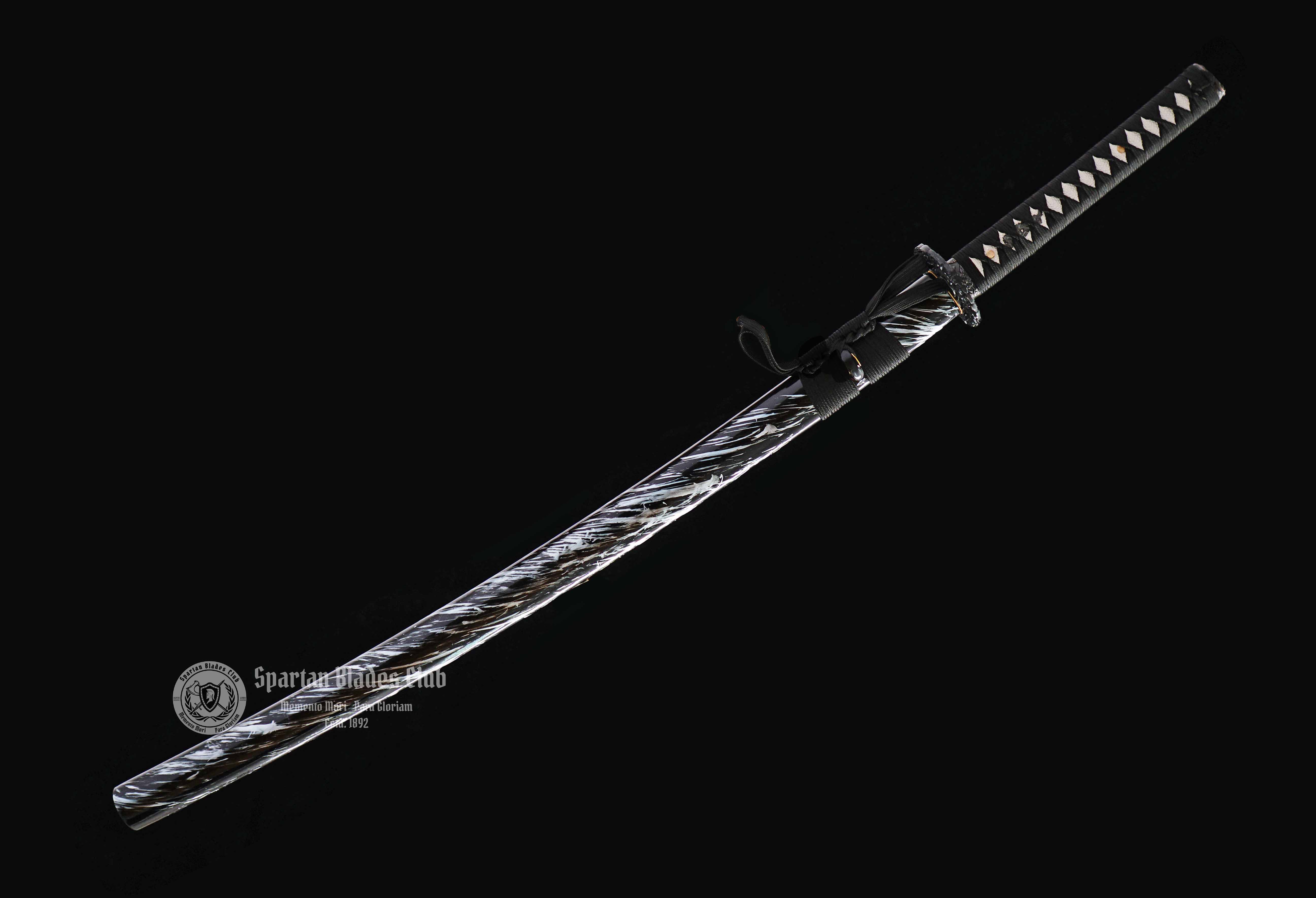 Dragon Ghost (龙影)-Practice Katana Sword - Rosewood Blade - Metal Fittings - Authentic Design - Meticulous Craftsmanship - Realism Unmatched - SBC - Spartan Blades Club - 陳氏劍莊1892